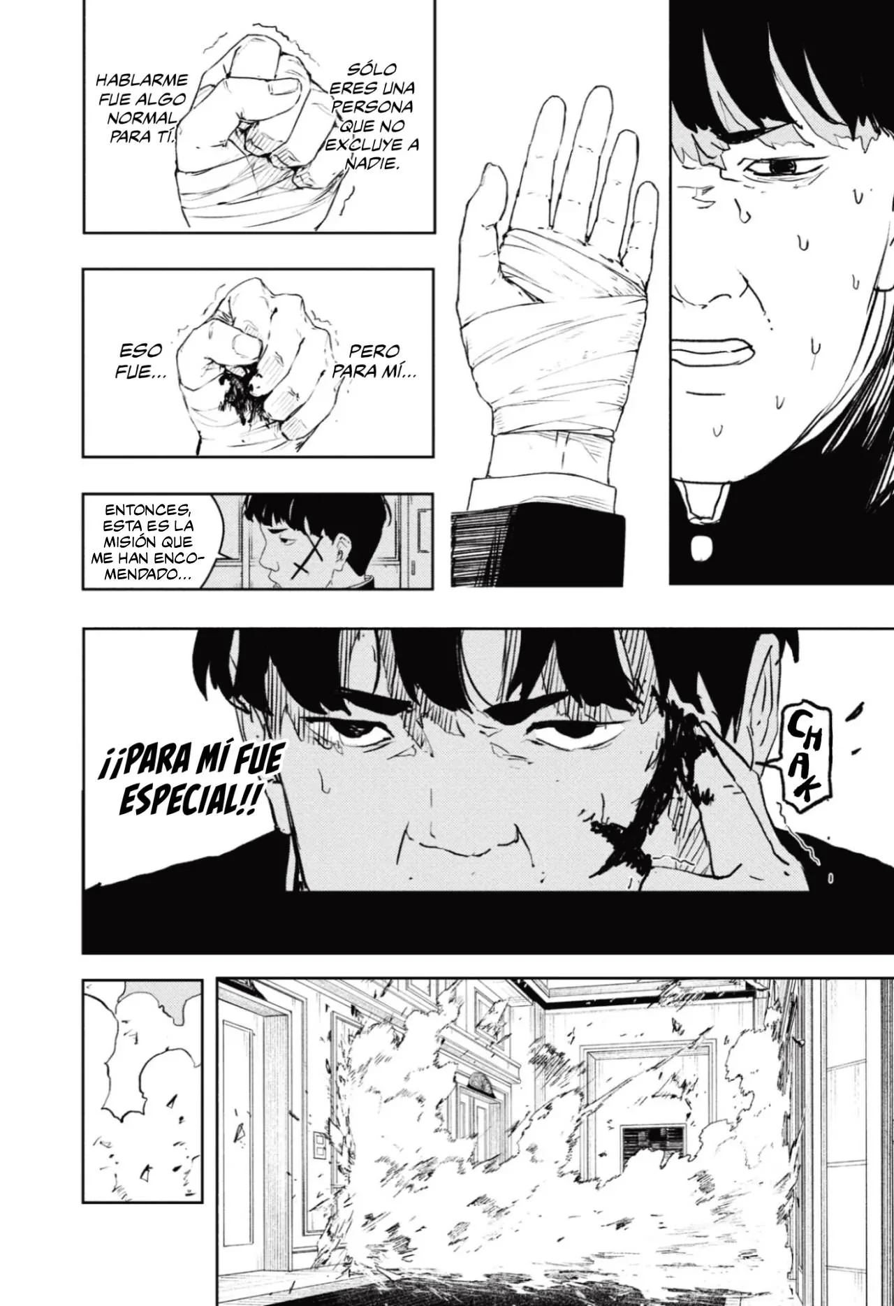 Kagurabachi capítulo 69, página 13