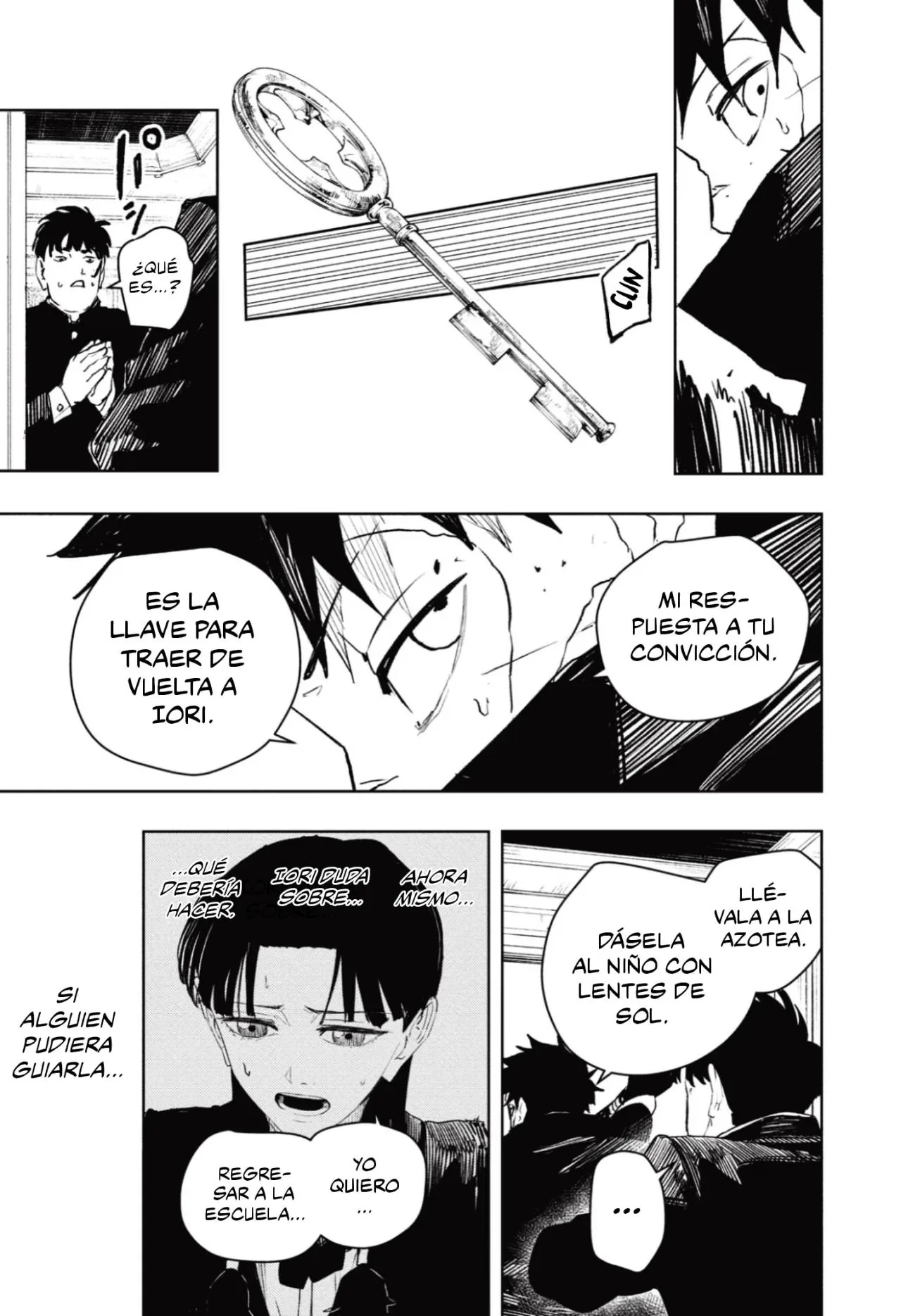 Kagurabachi capítulo 69, página 16