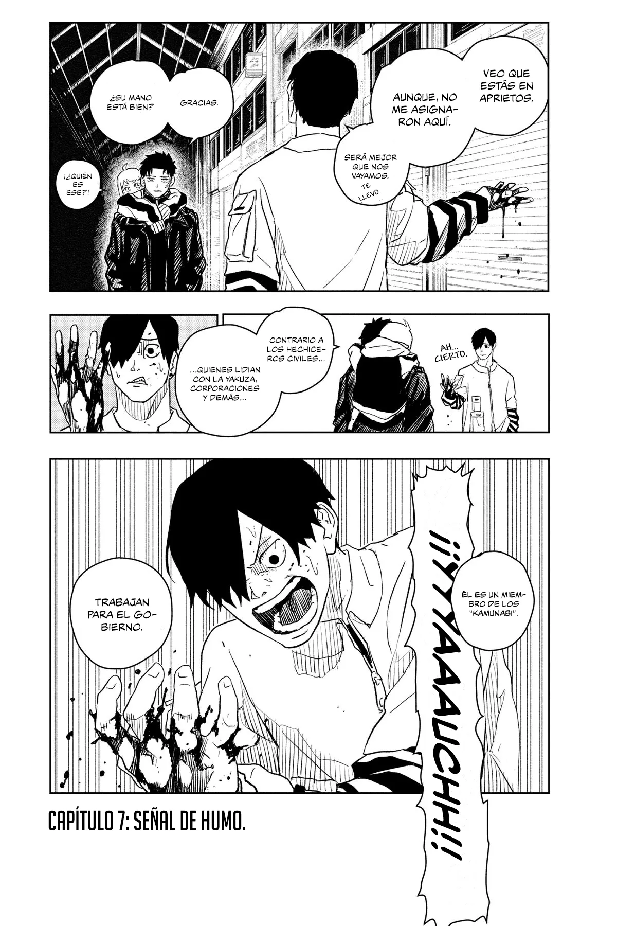 Kagurabachi capítulo 7, página 8