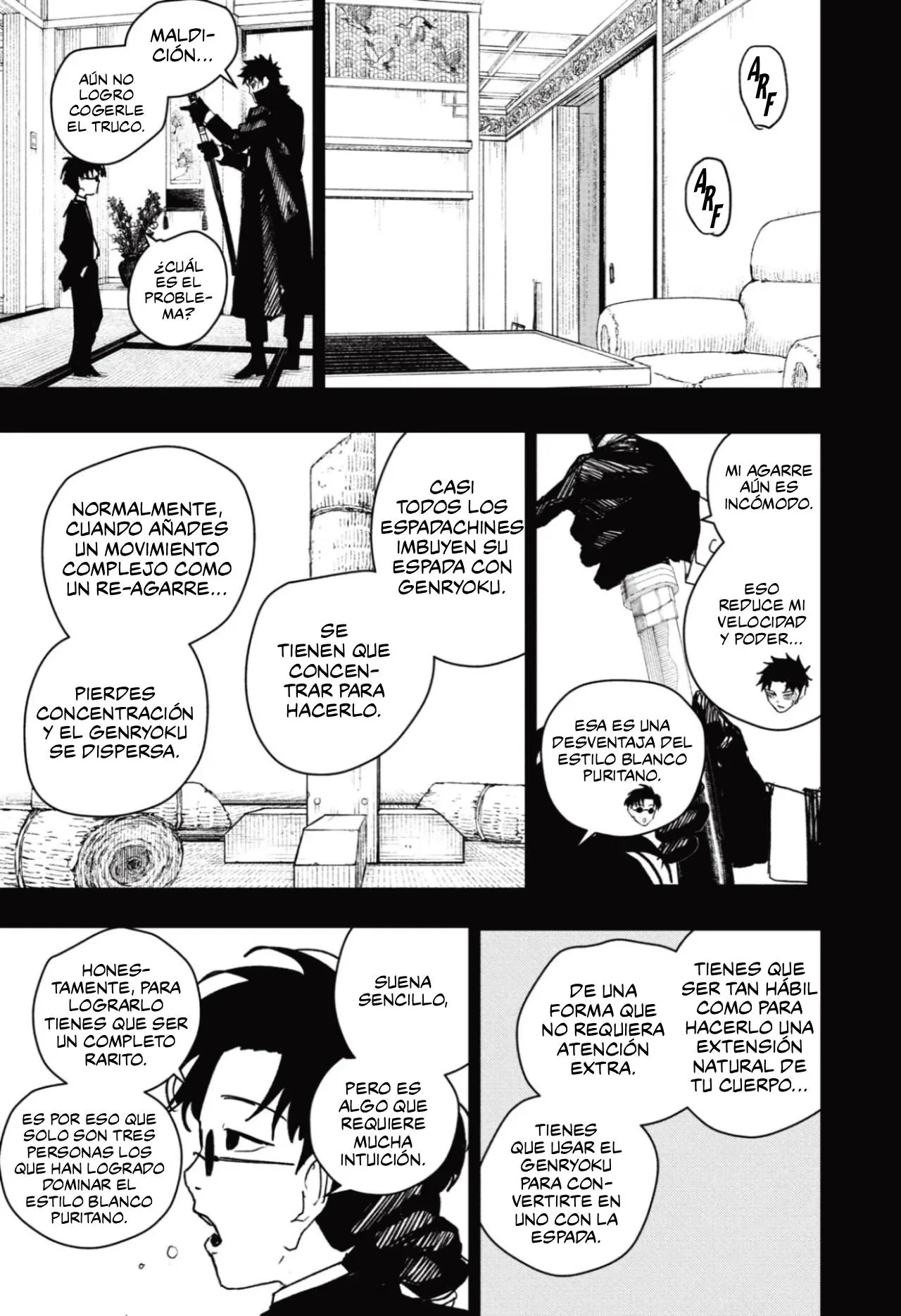 Kagurabachi capítulo 70, página 6