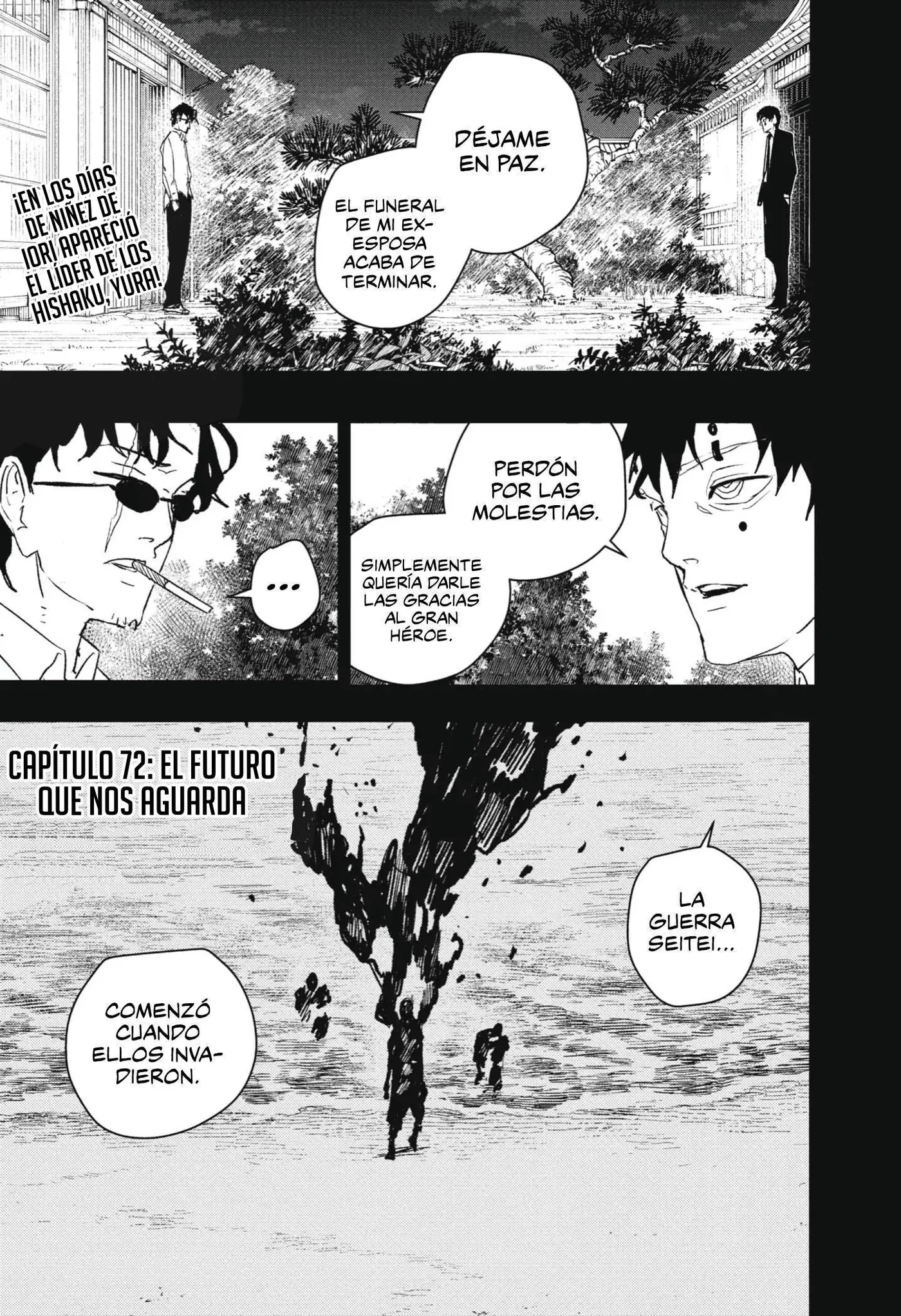 Kagurabachi capítulo 72, página 2