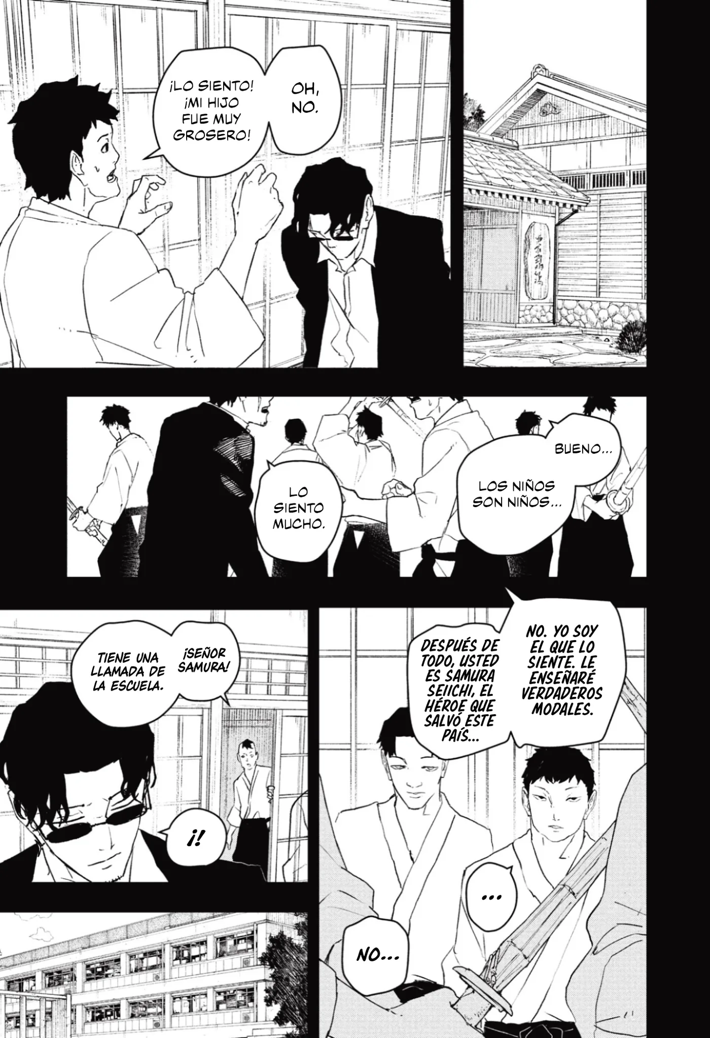 Kagurabachi capítulo 73, página 10
