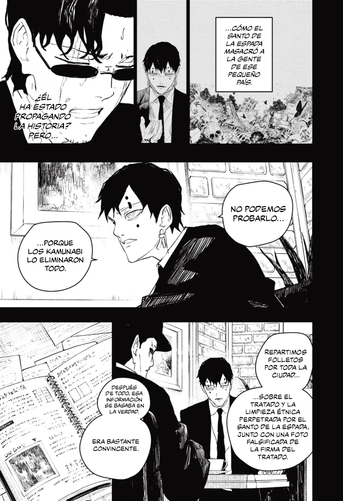 Kagurabachi capítulo 73, página 14