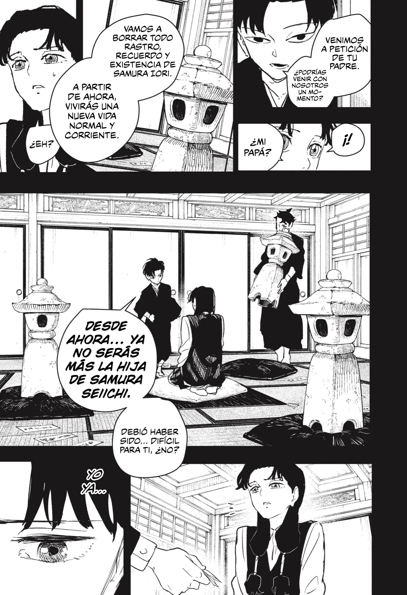 Kagurabachi capítulo 74, página 8