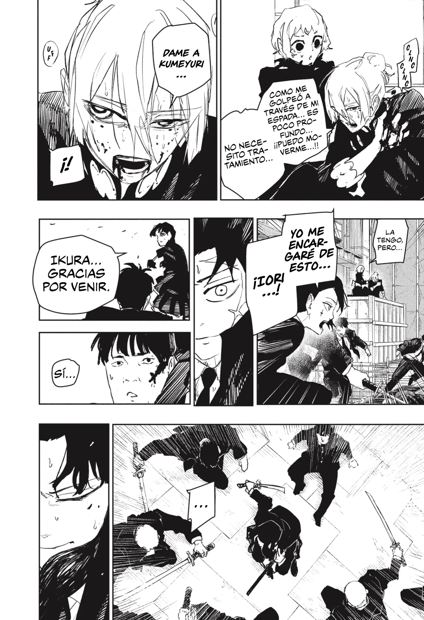 Kagurabachi capítulo 74, página 11