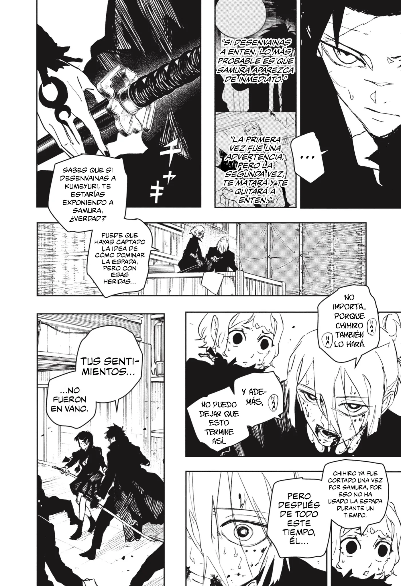 Kagurabachi capítulo 74, página 15
