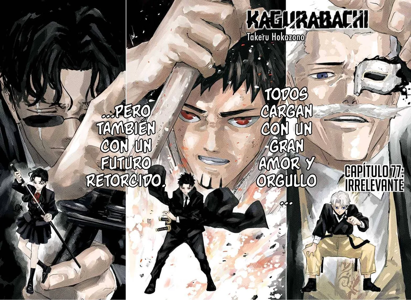 Kagurabachi capítulo 77, página 2