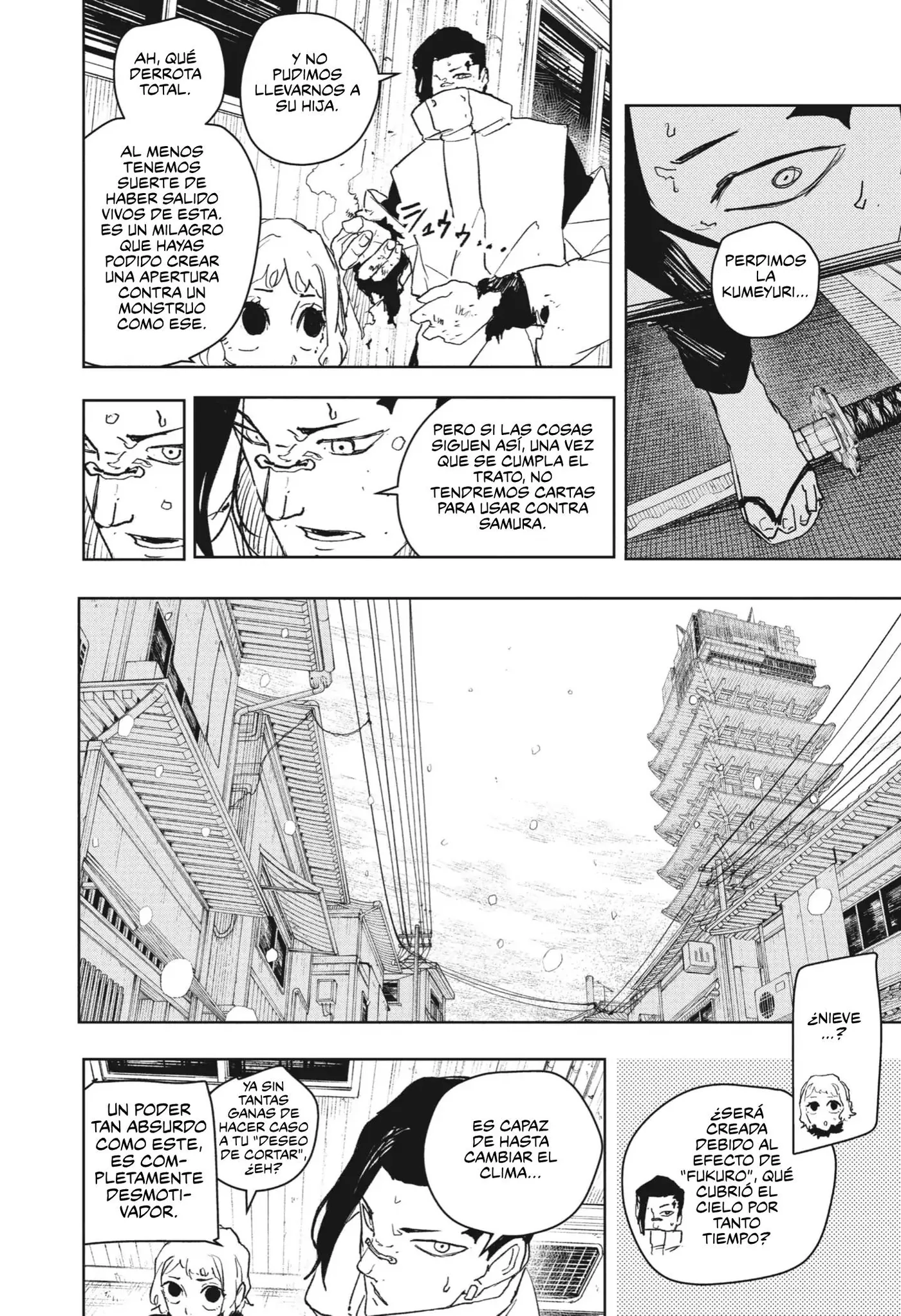Kagurabachi capítulo 78, página 9