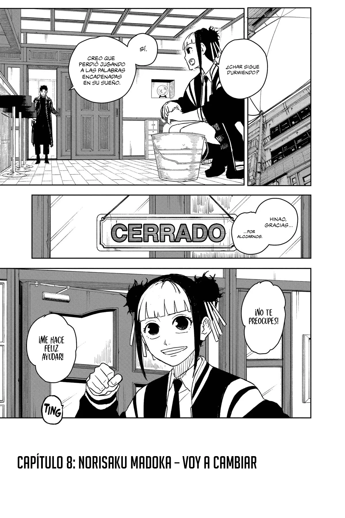 Kagurabachi capítulo 8, página 4