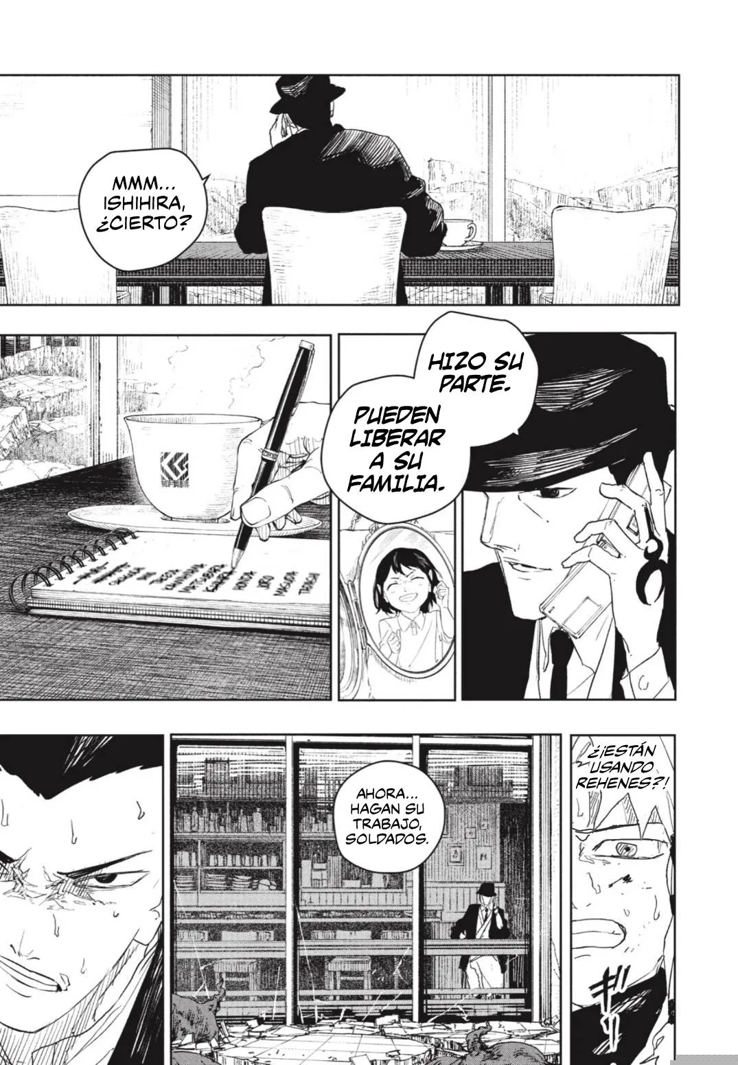 Kagurabachi capítulo 80, página 15