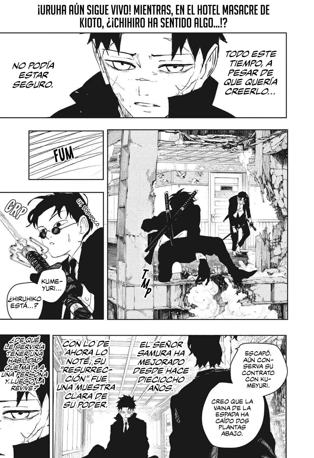 Kagurabachi capítulo 82, página 2