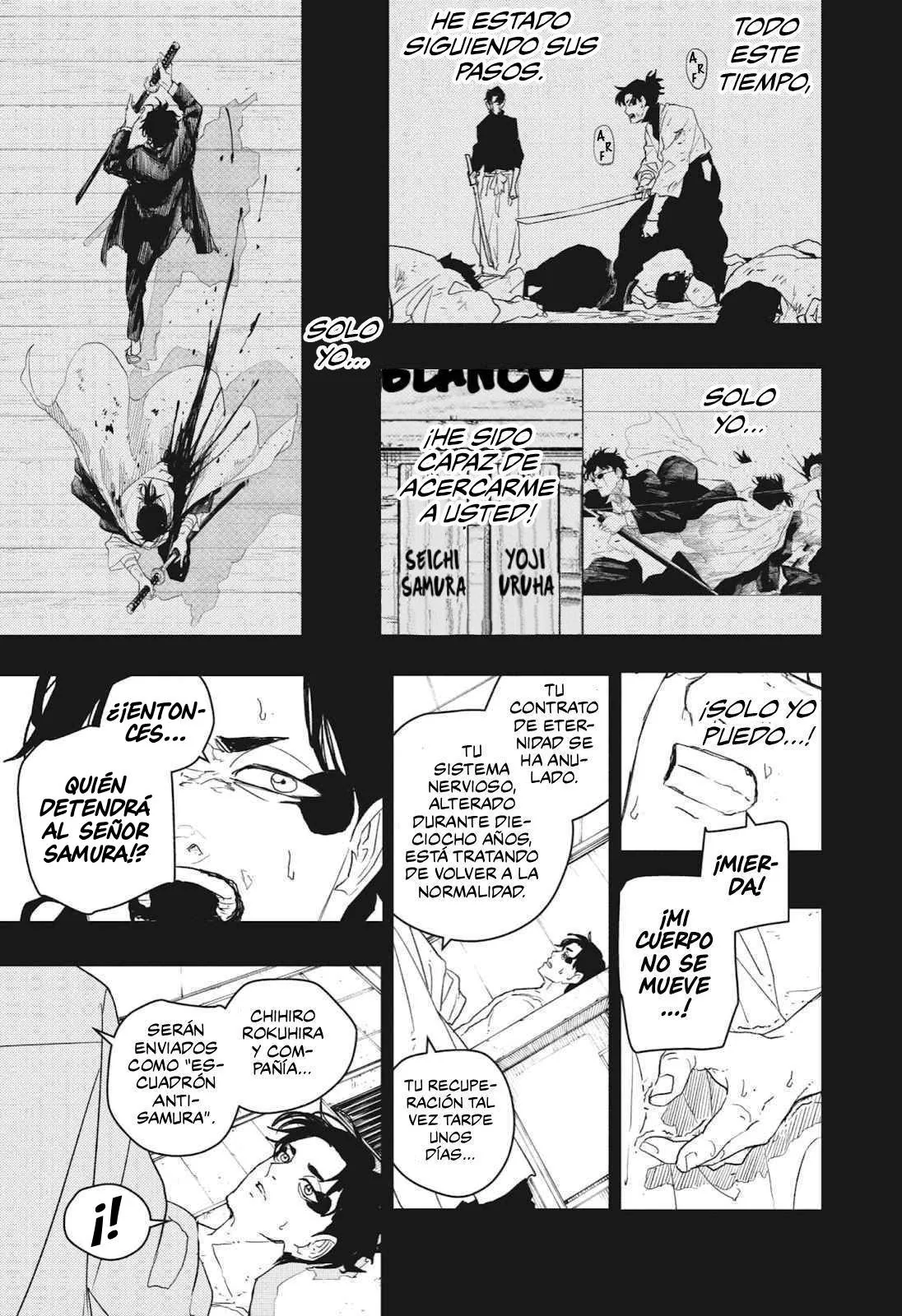 Kagurabachi capítulo 82, página 10