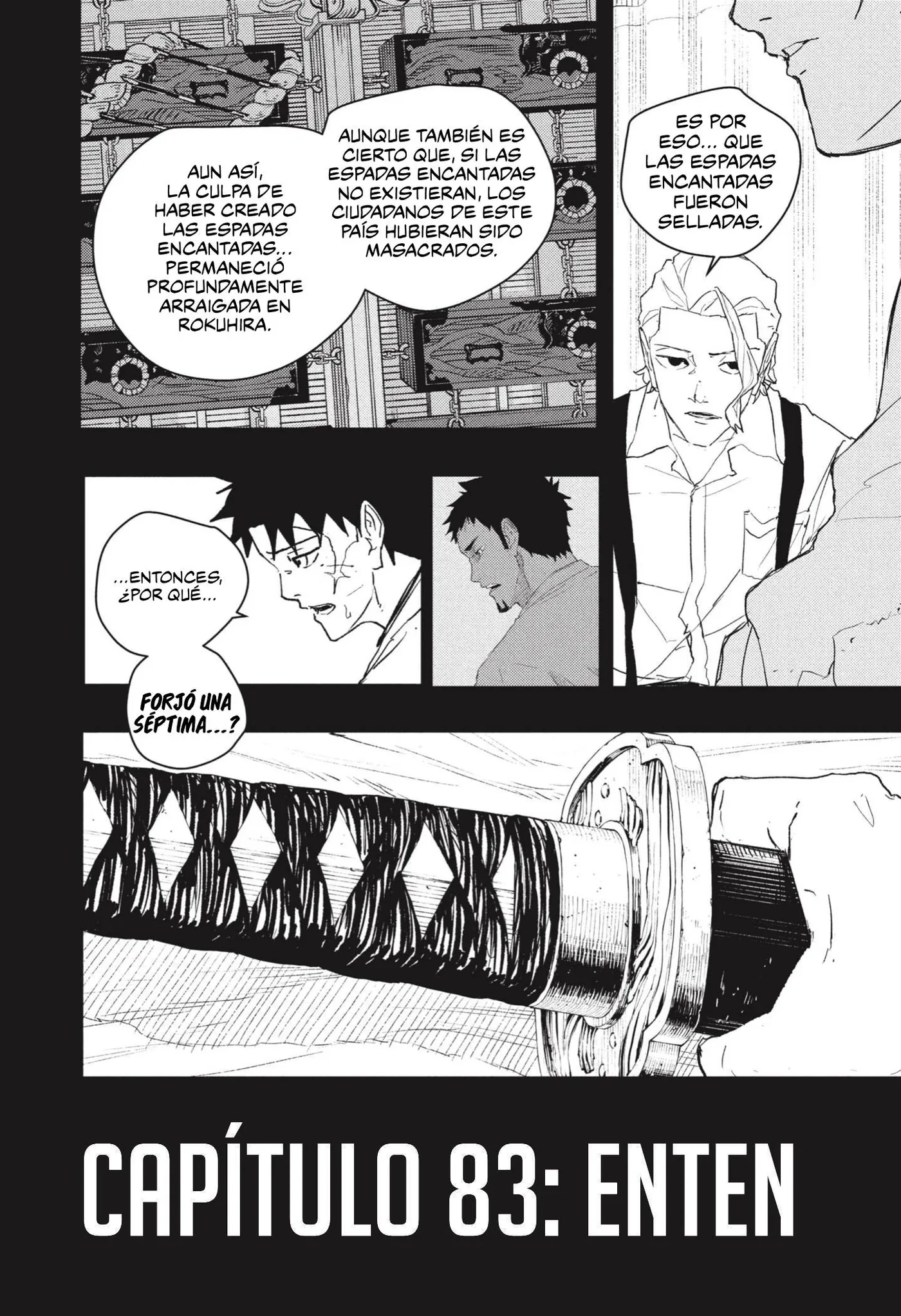 Kagurabachi capítulo 83, página 3