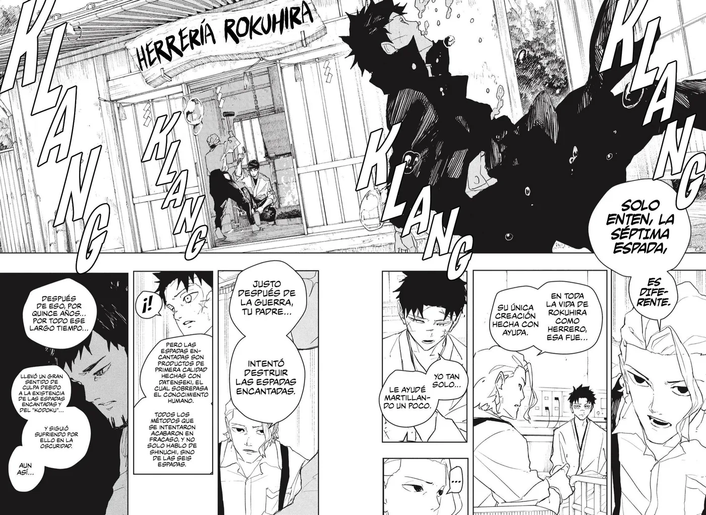 Kagurabachi capítulo 83, página 14