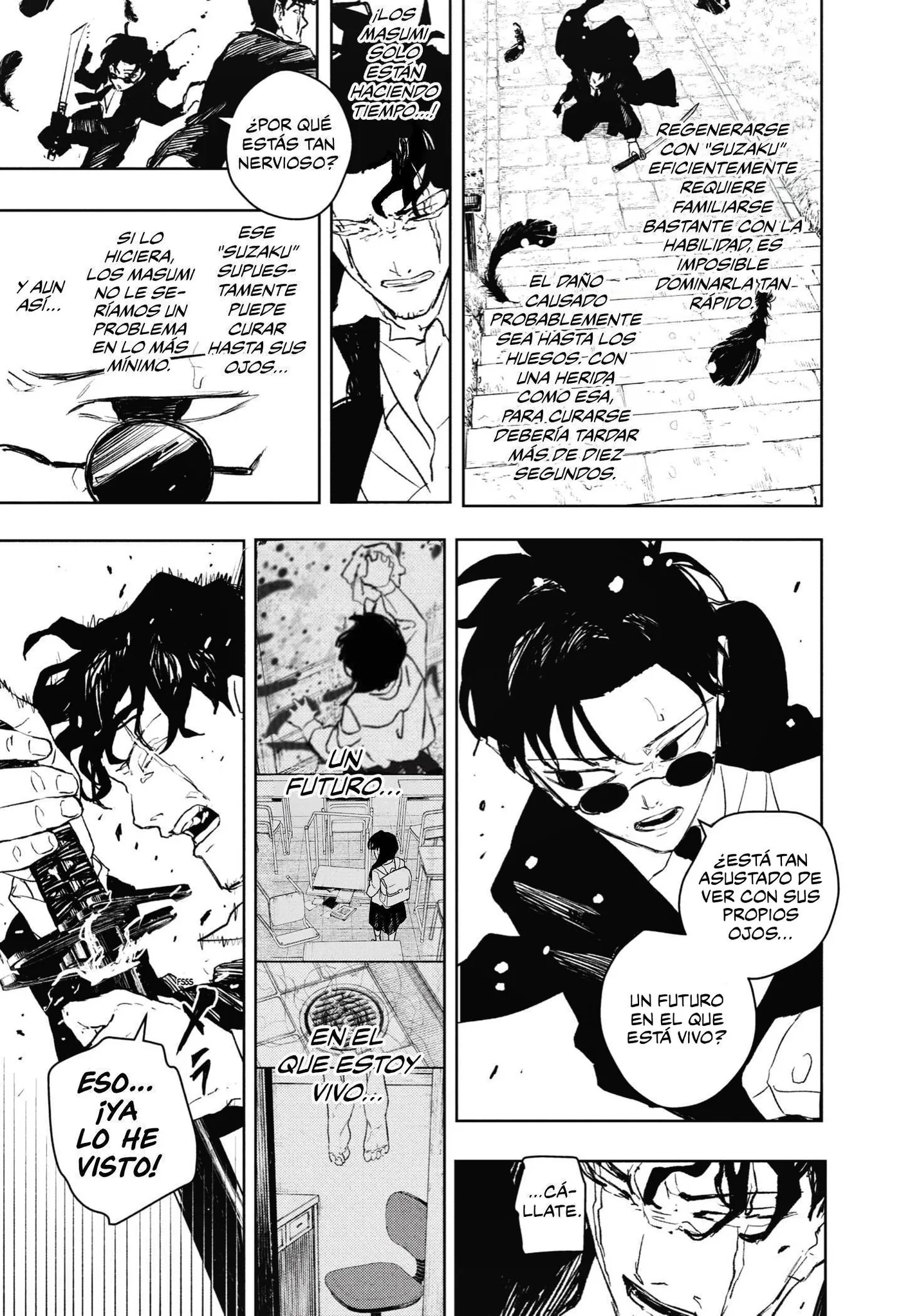 Kagurabachi capítulo 84, página 13