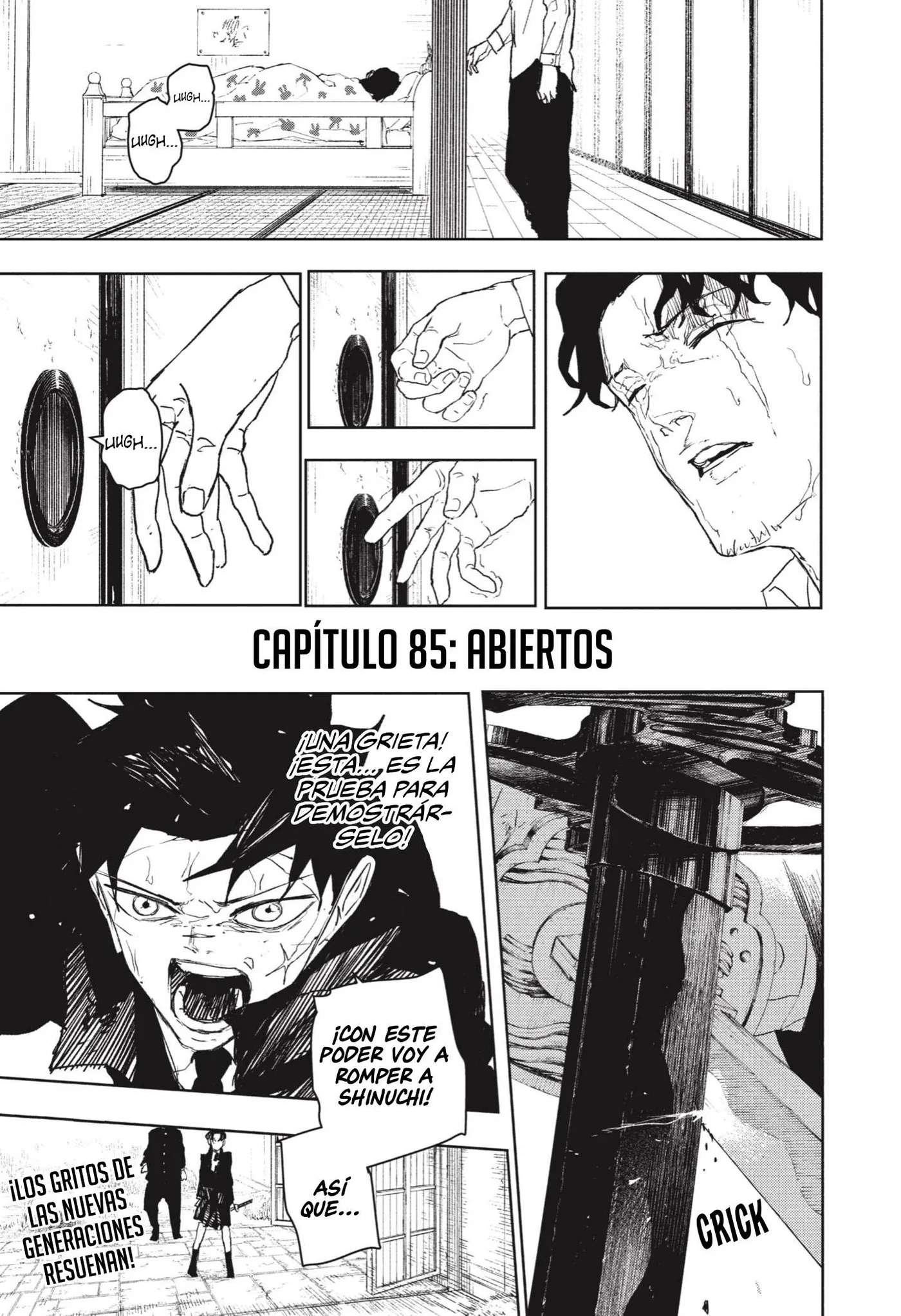 Kagurabachi capítulo 85, página 2