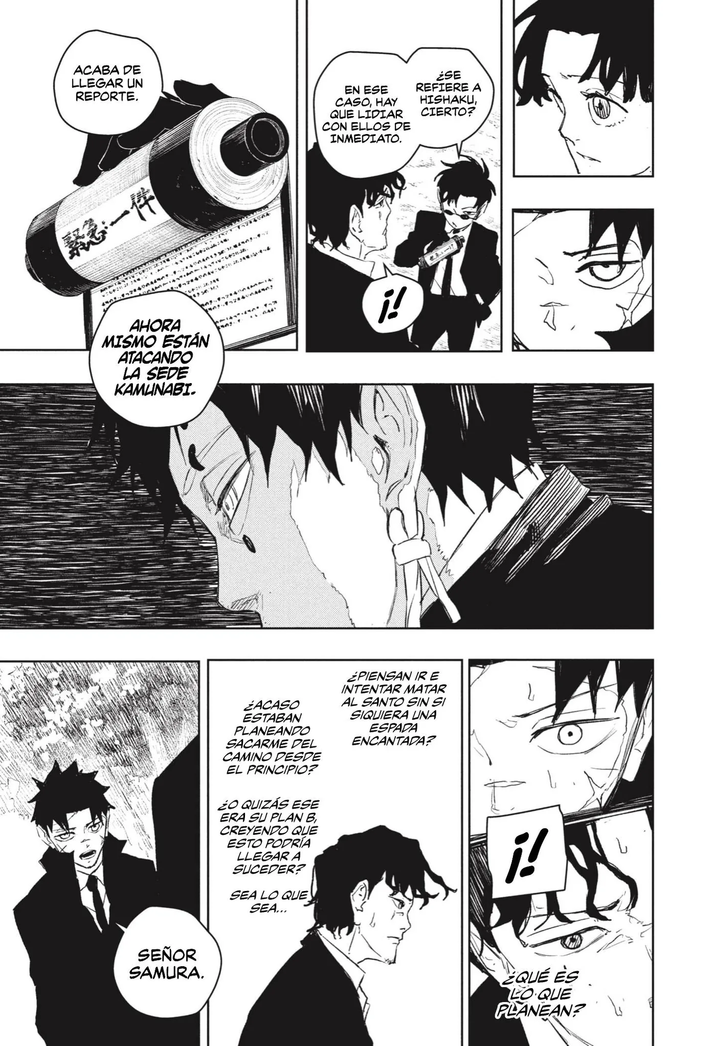 Kagurabachi capítulo 86, página 12