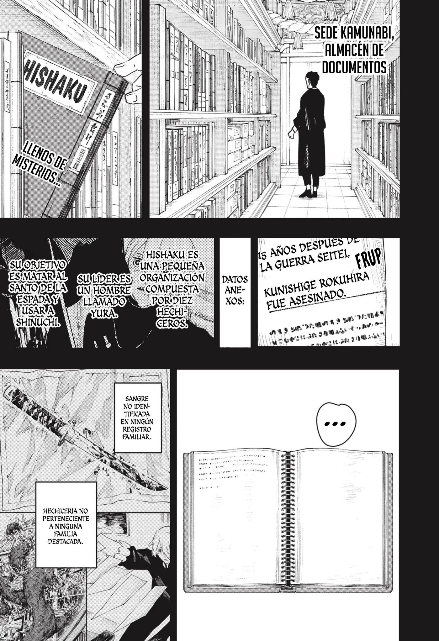 Kagurabachi capítulo 87, página 2
