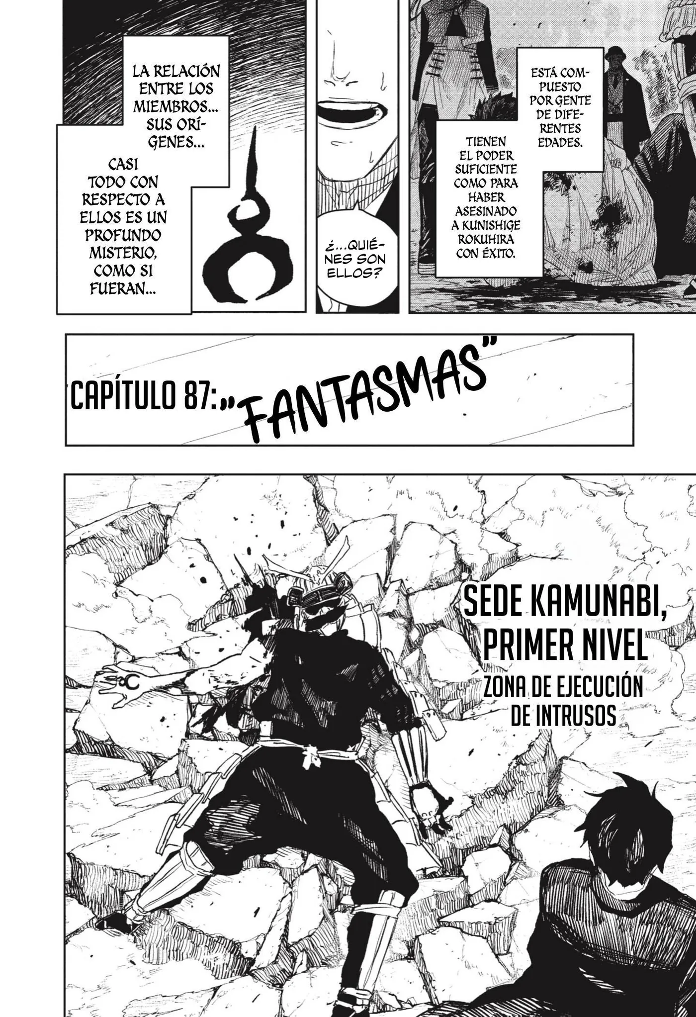 Kagurabachi capítulo 87, página 3