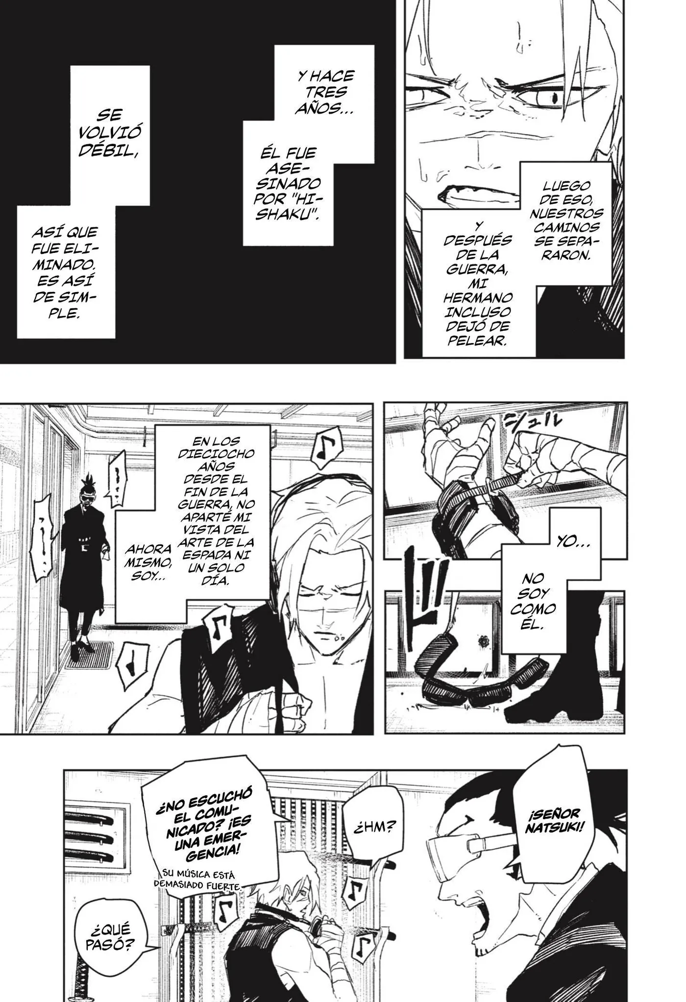 Kagurabachi capítulo 89, página 19