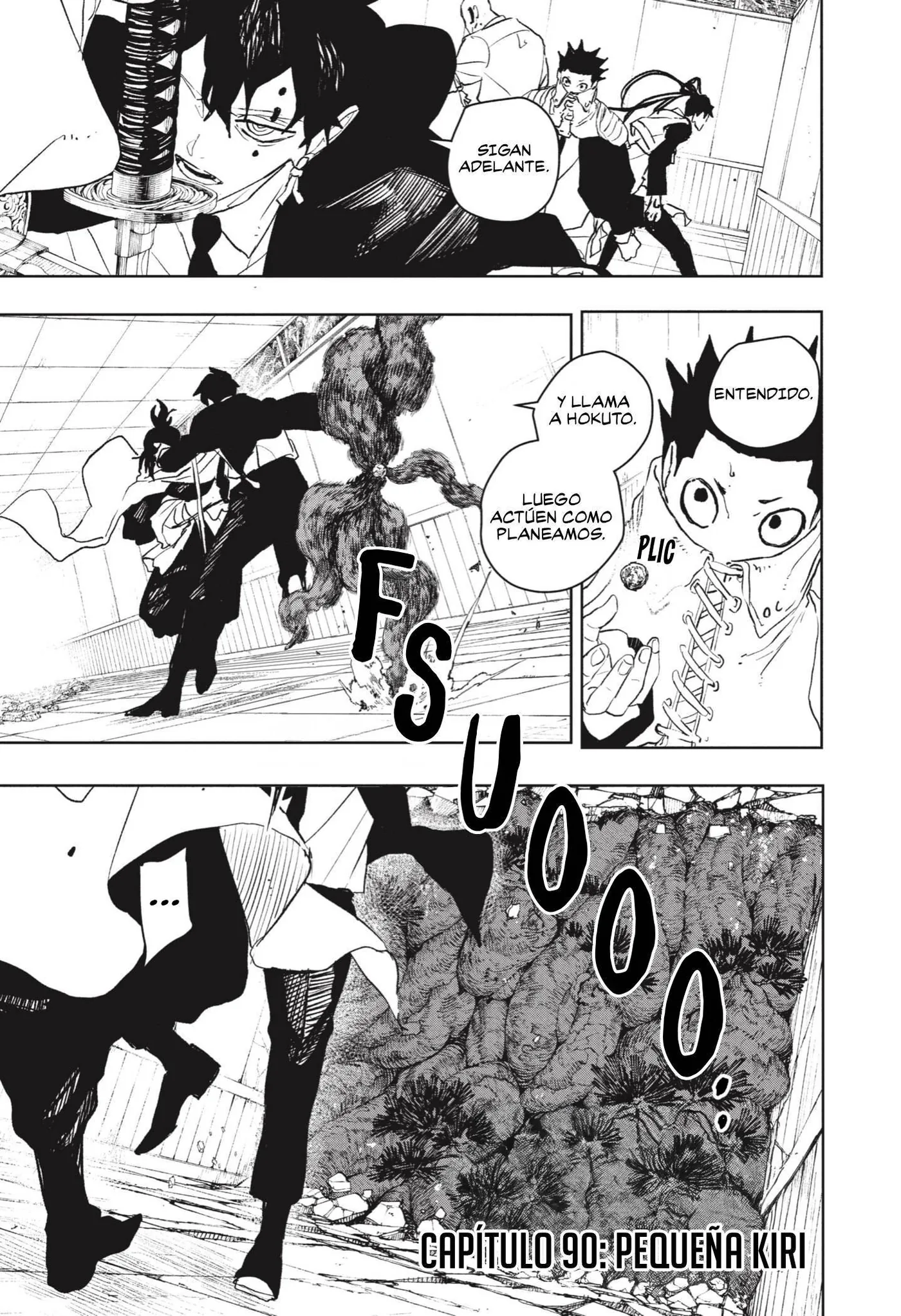 Kagurabachi capítulo 90, página 2