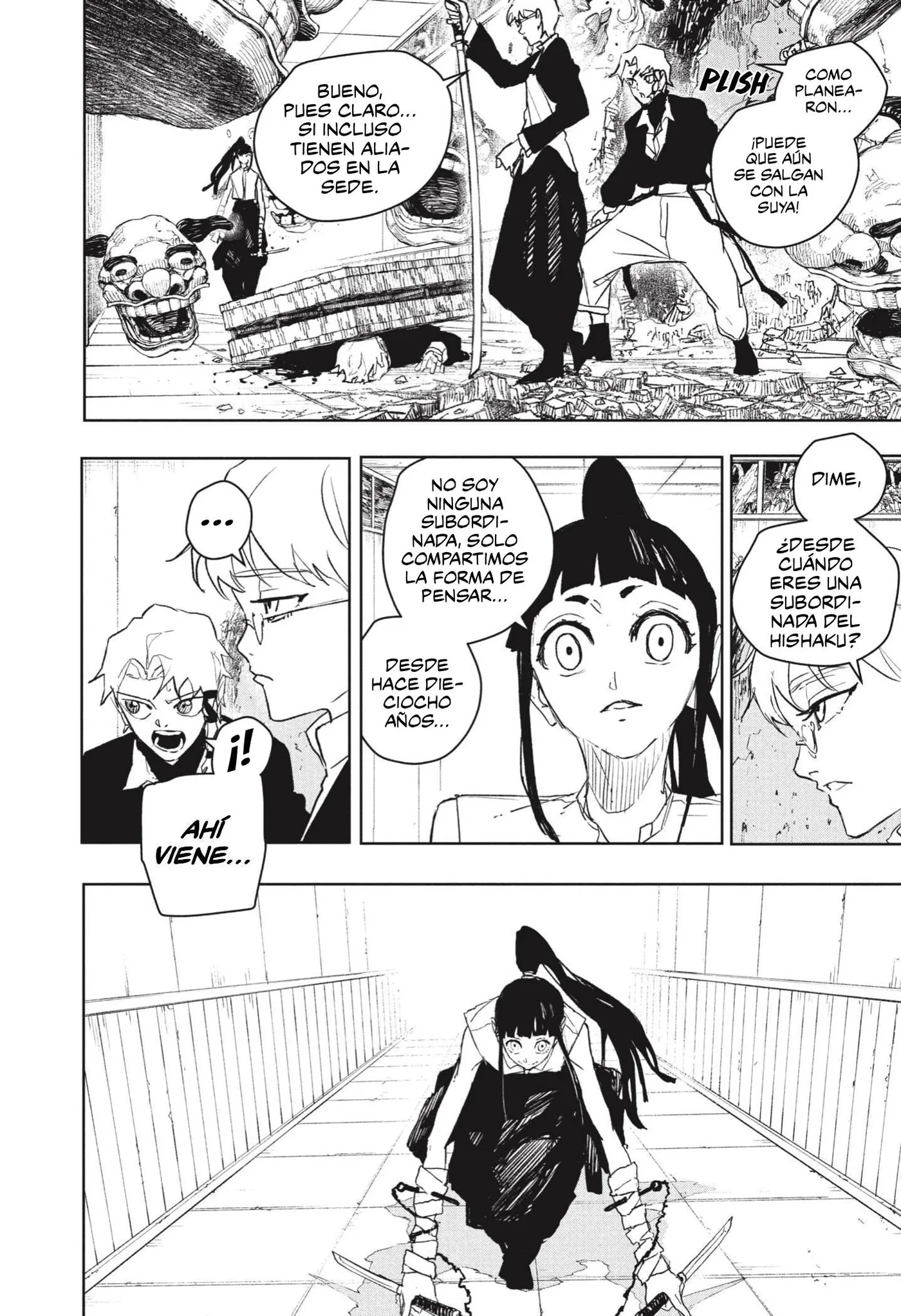 Kagurabachi capítulo 90, página 3