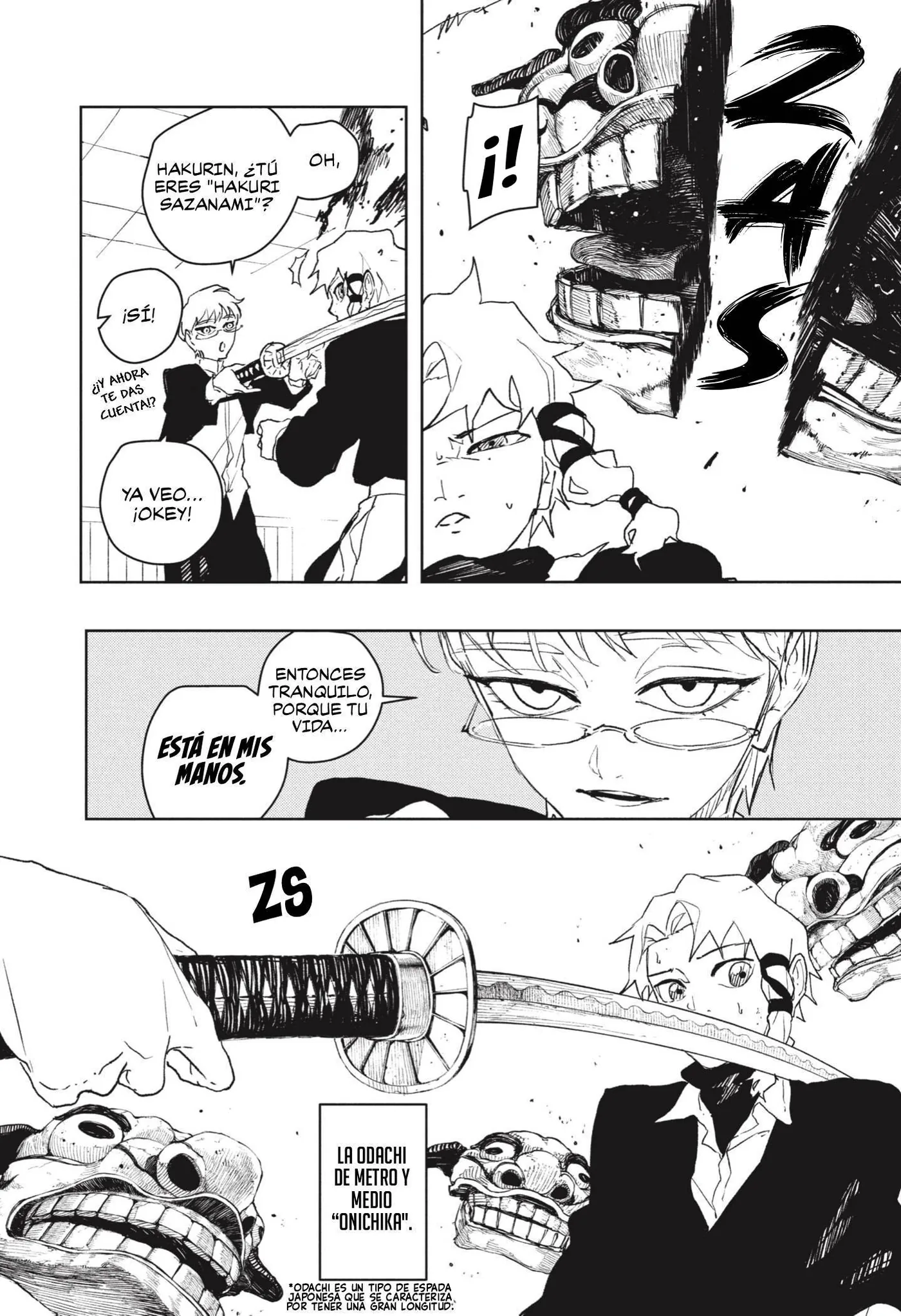 Kagurabachi capítulo 90, página 5