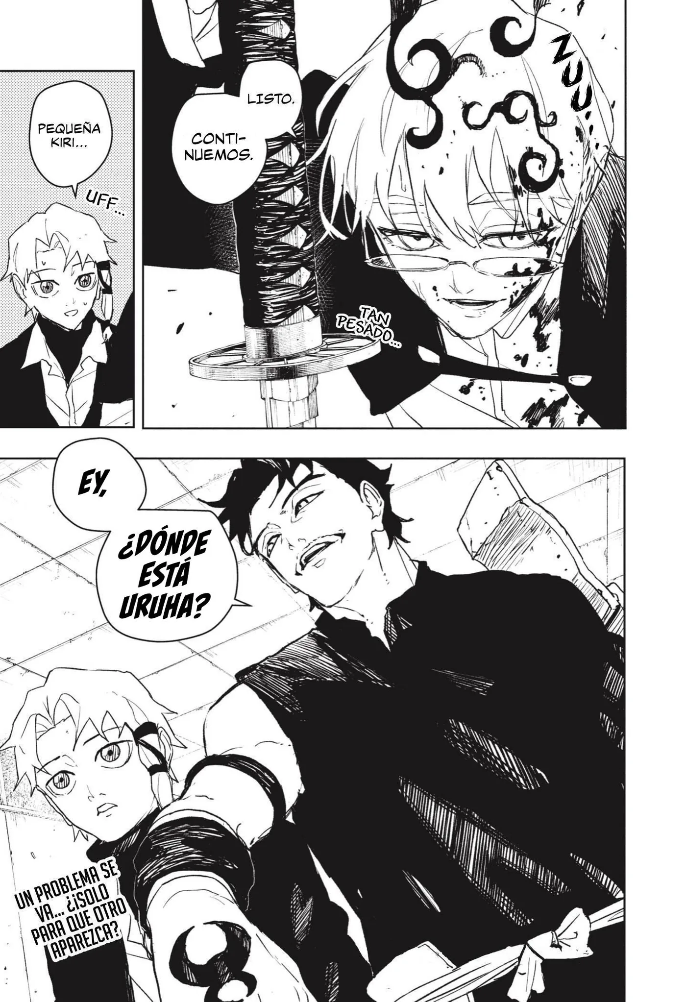 Kagurabachi capítulo 90, página 20