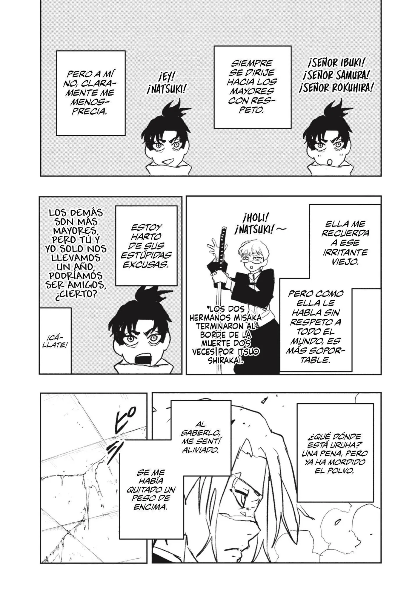 Kagurabachi capítulo 91, página 18