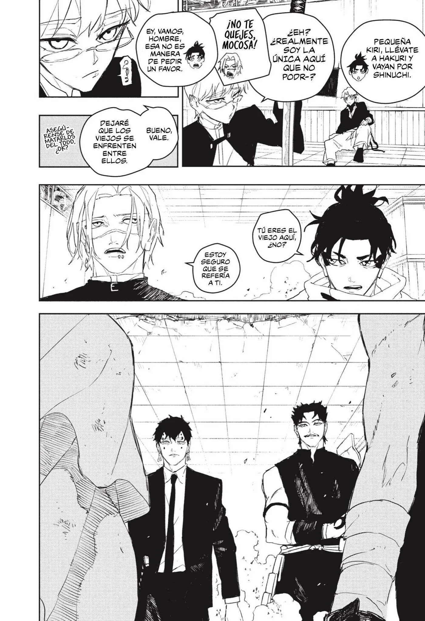 Kagurabachi capítulo 92, página 3