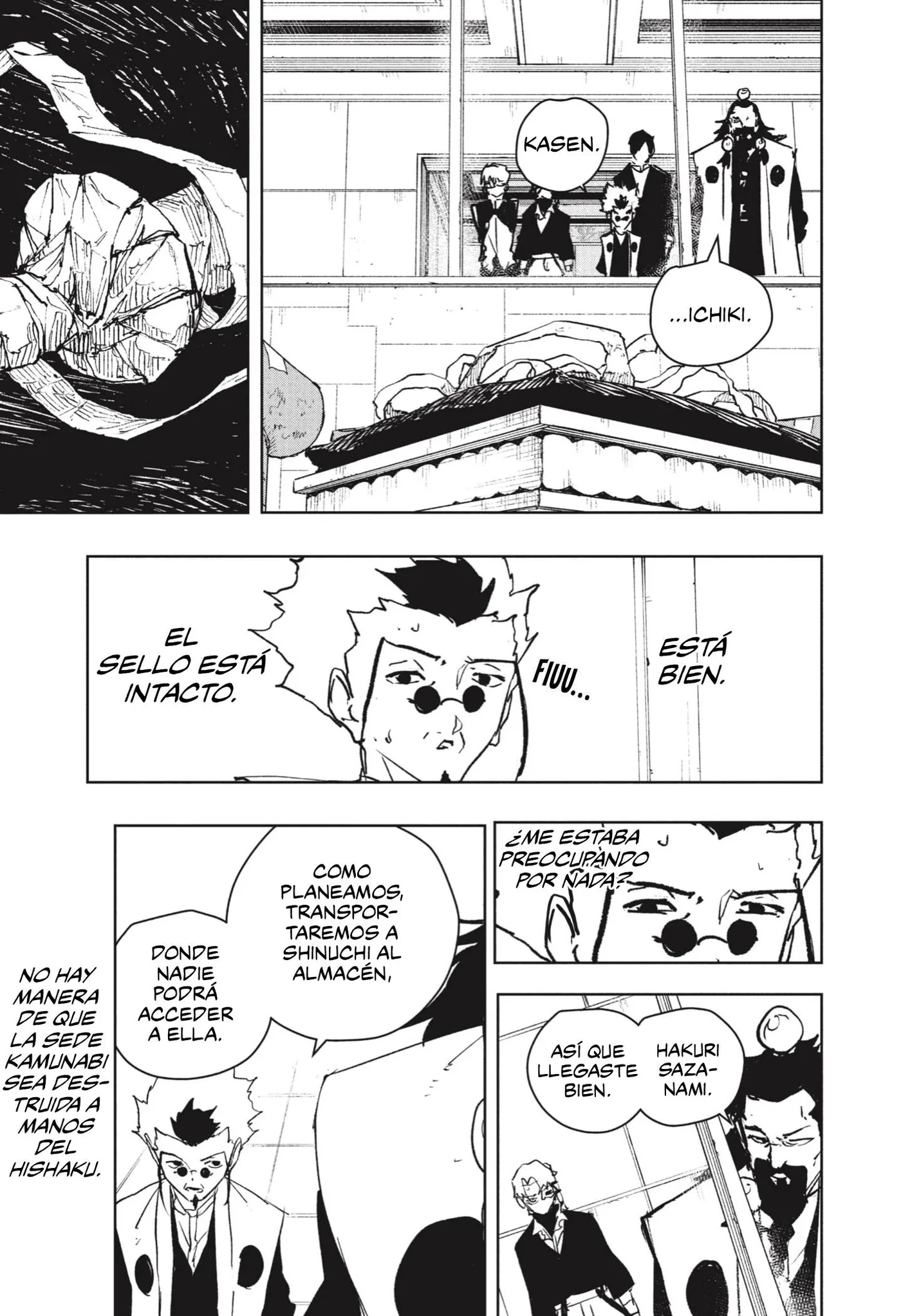 Kagurabachi capítulo 94, página 8