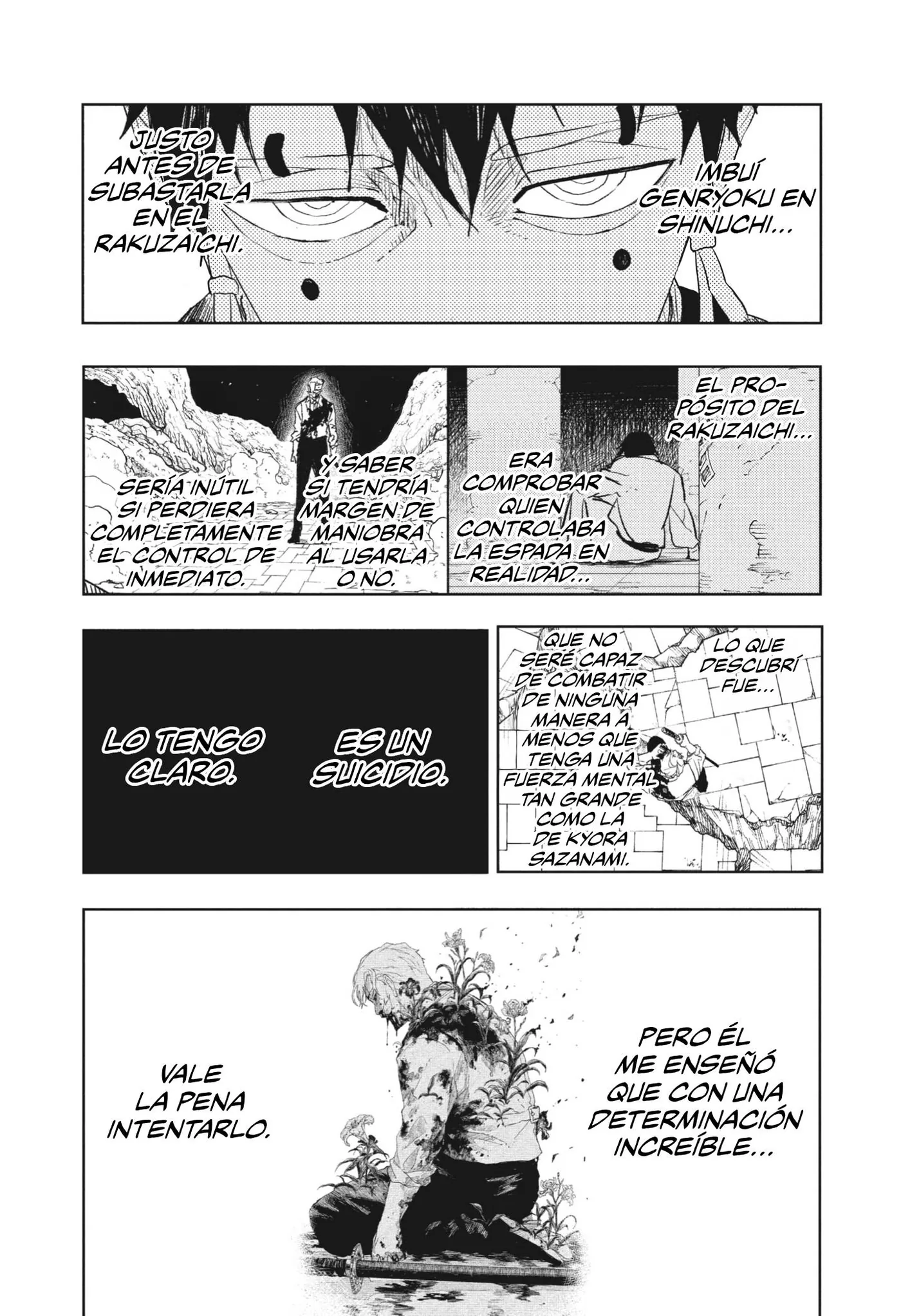 Kagurabachi capítulo 94, página 16