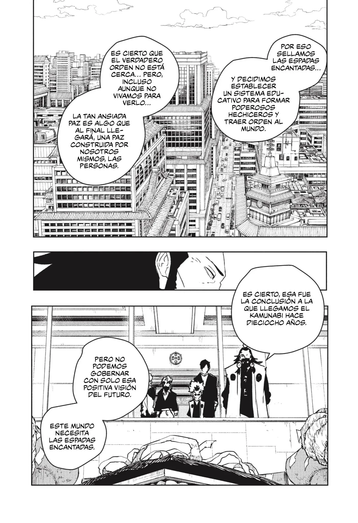 Kagurabachi capítulo 95, página 8