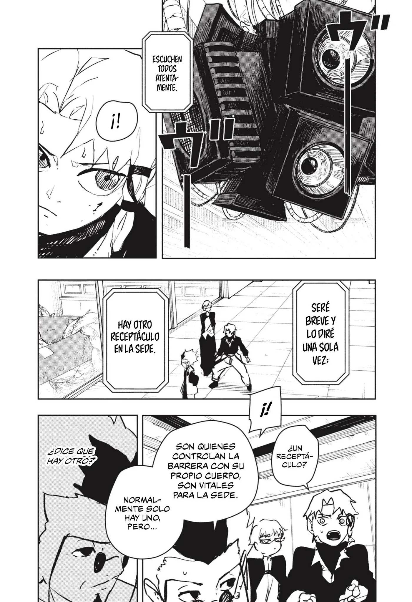 Kagurabachi capítulo 97, página 9