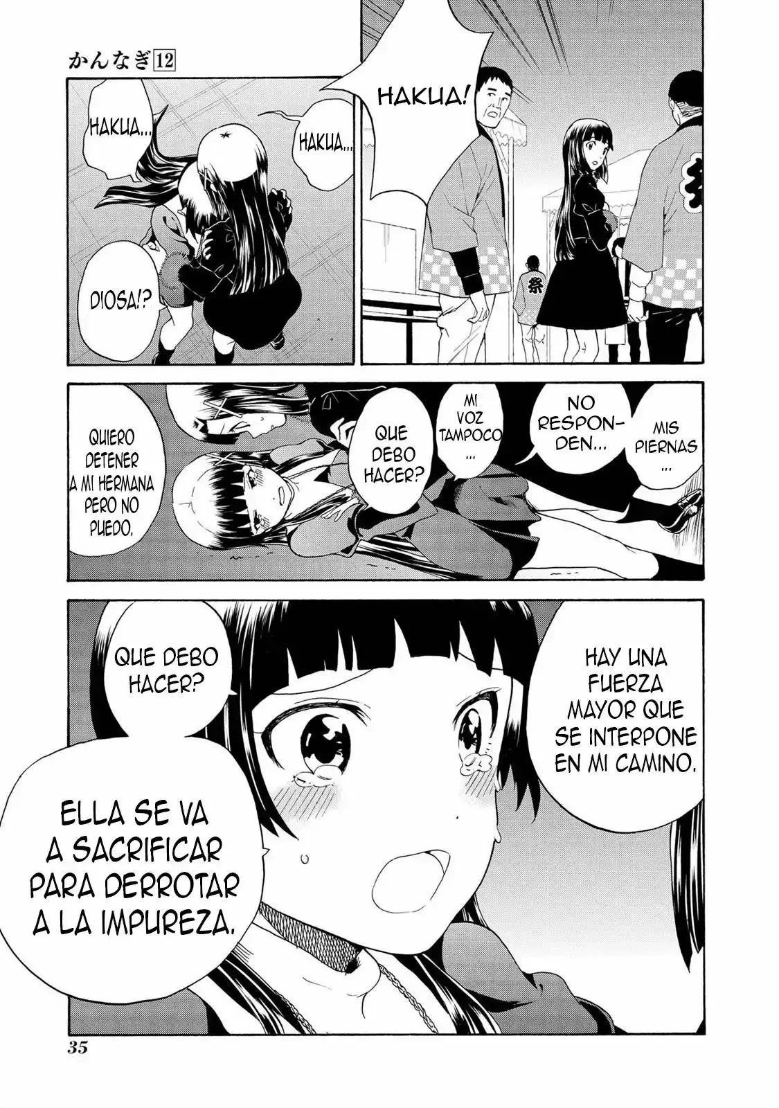 Kannagi capítulo 70, página 14