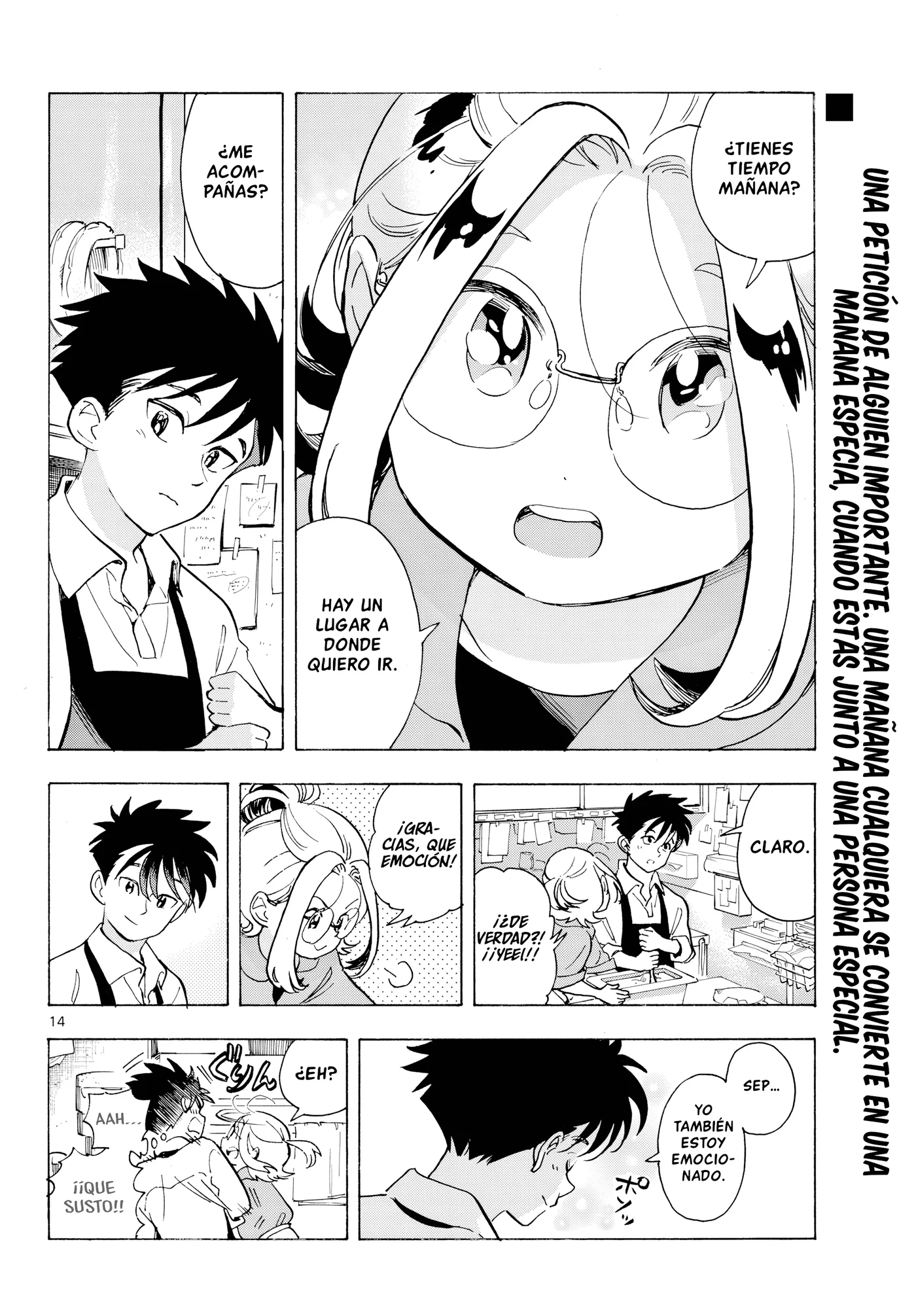 Kimi wa Akeboshi capítulo 13, página 14