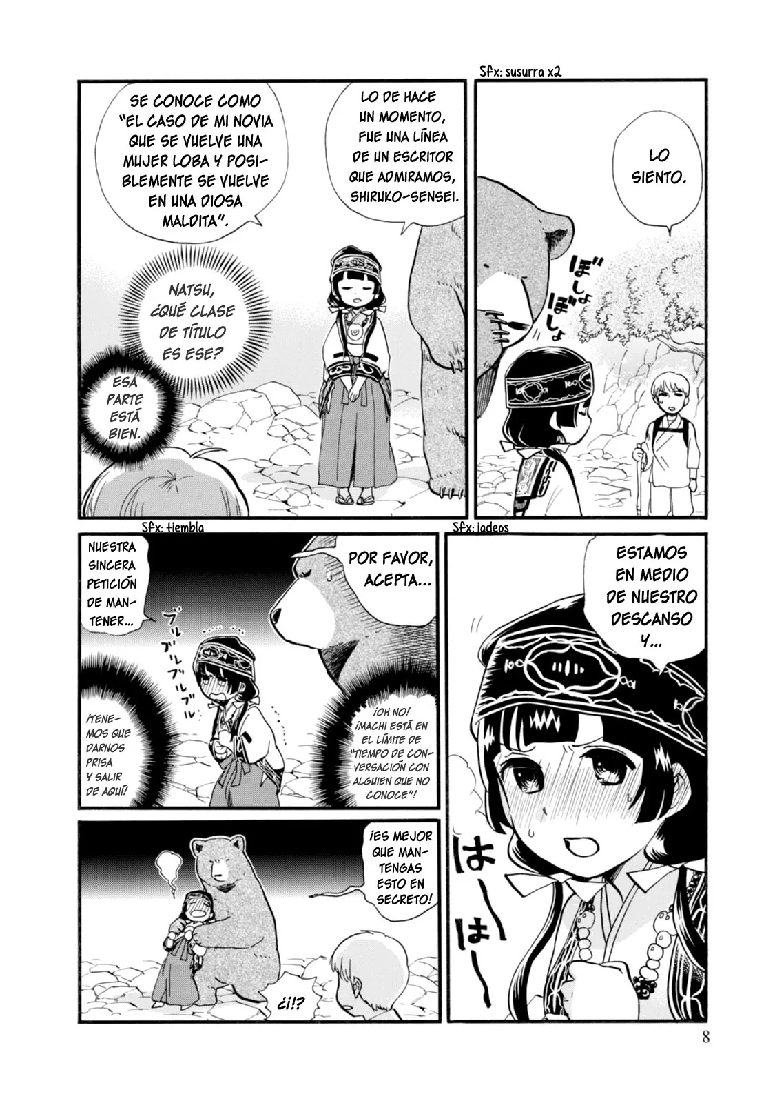 Kumamiko capítulo 43, página 8