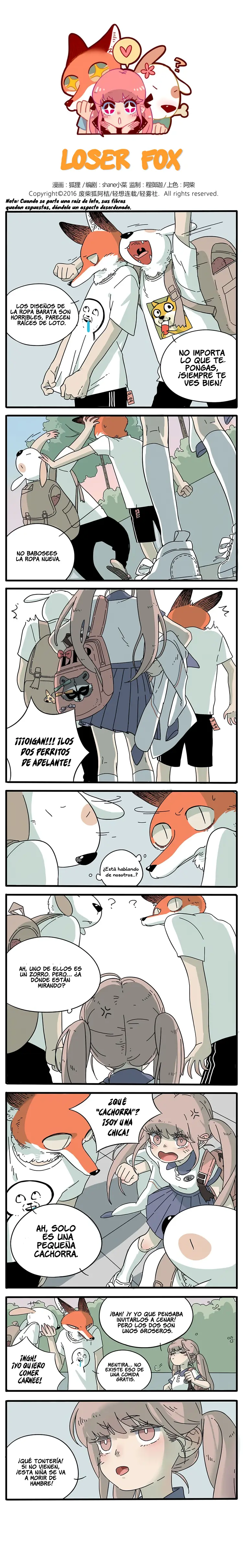 Loser Fox capítulo 3, página 1