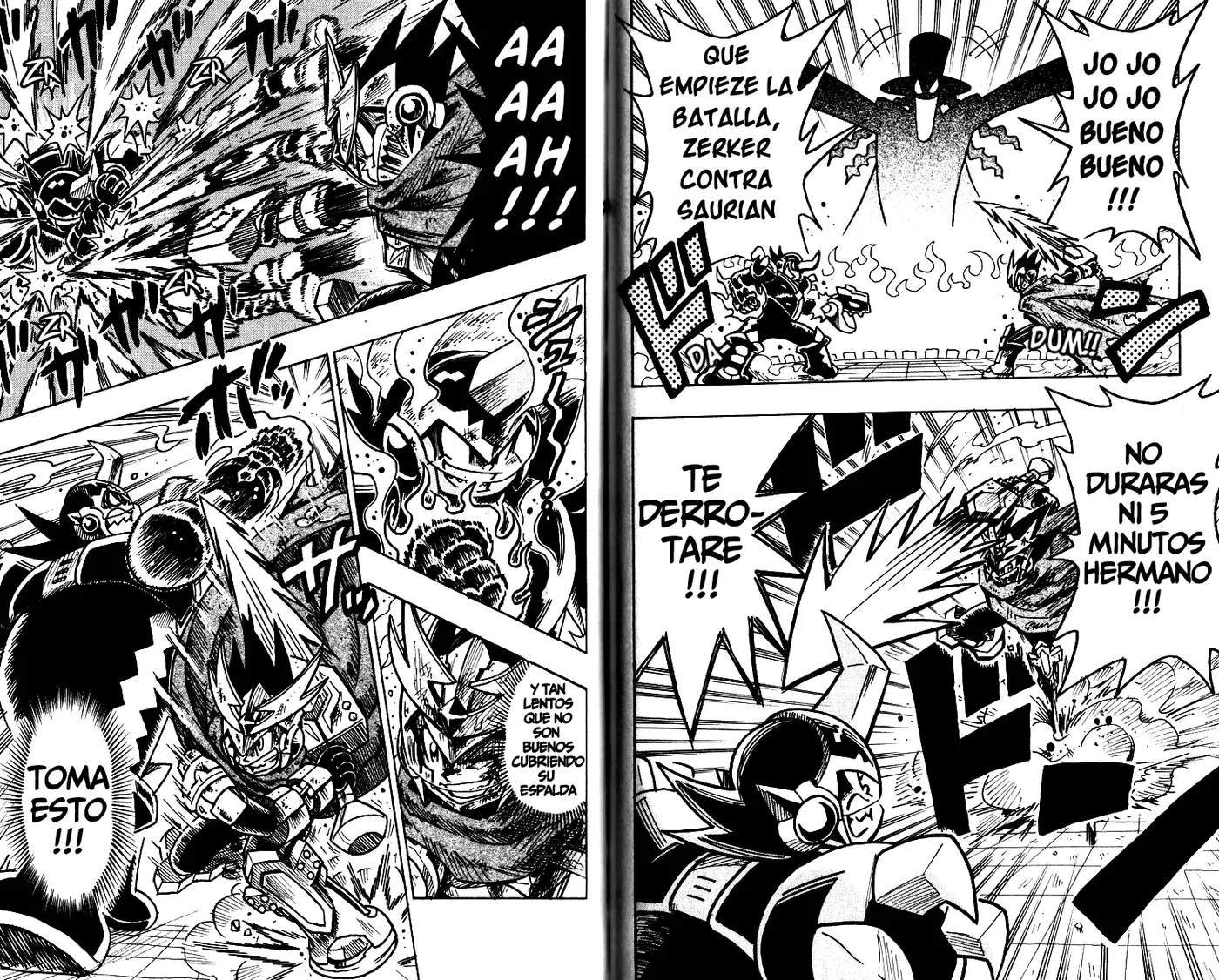 Mega Man Star Force Tribe capítulo 3, página 9