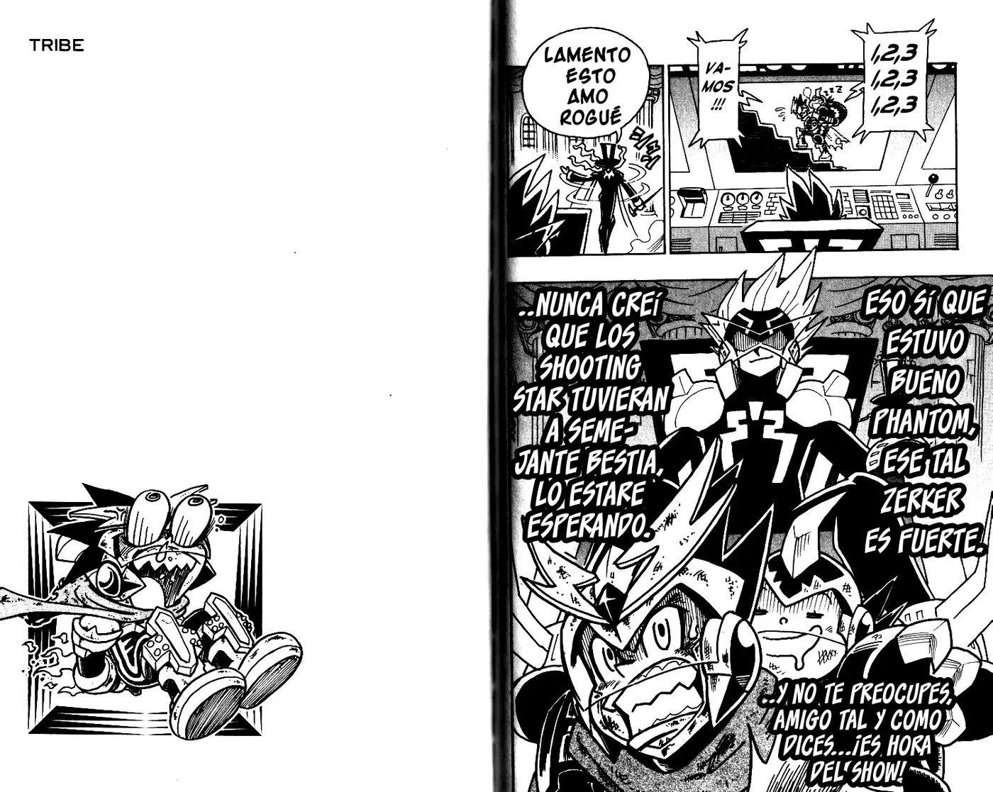 Mega Man Star Force Tribe capítulo 3, página 16