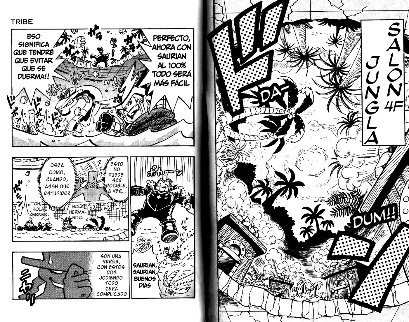 Mega Man Star Force Tribe capítulo 4, página 7