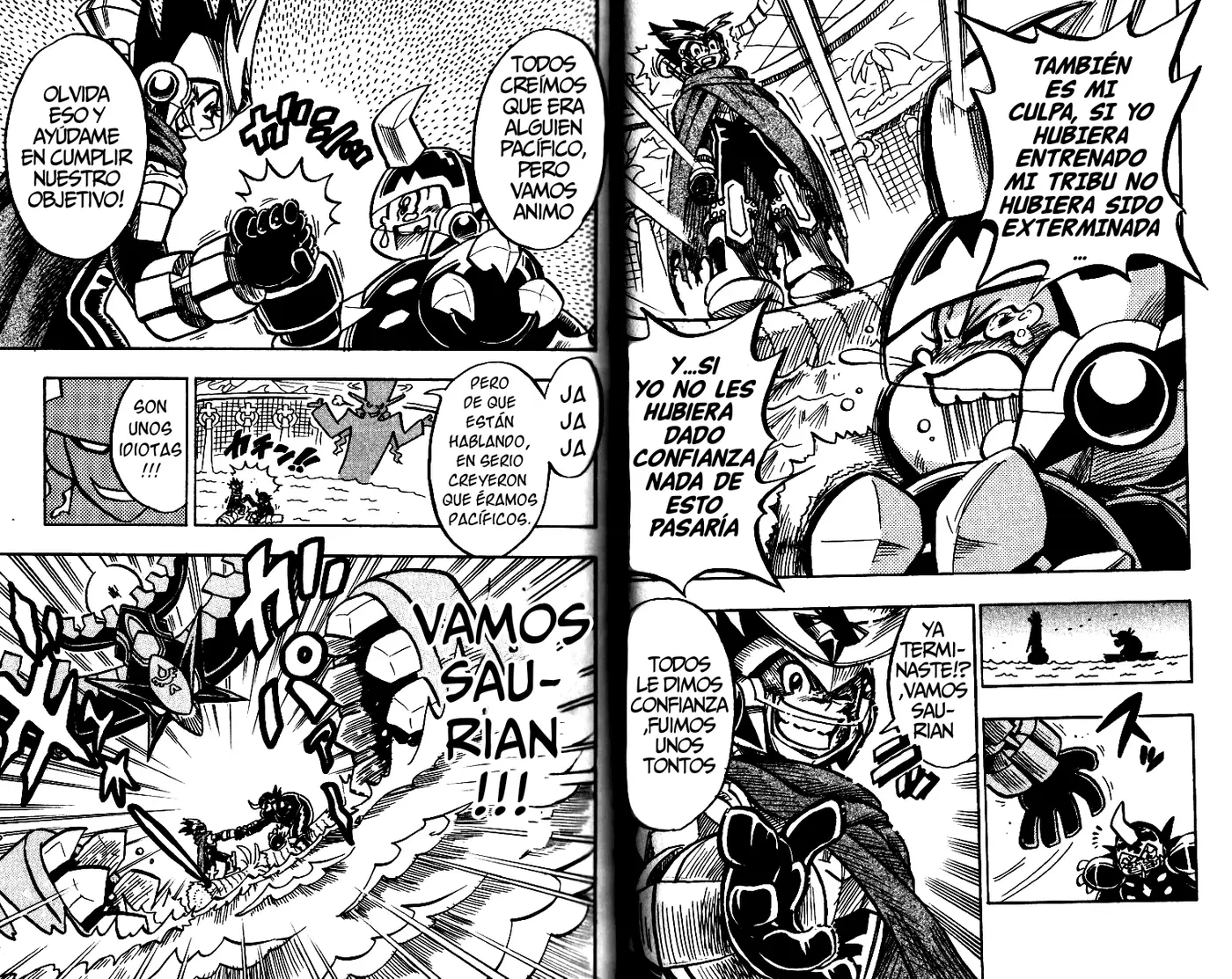 Mega Man Star Force Tribe capítulo 4, página 12