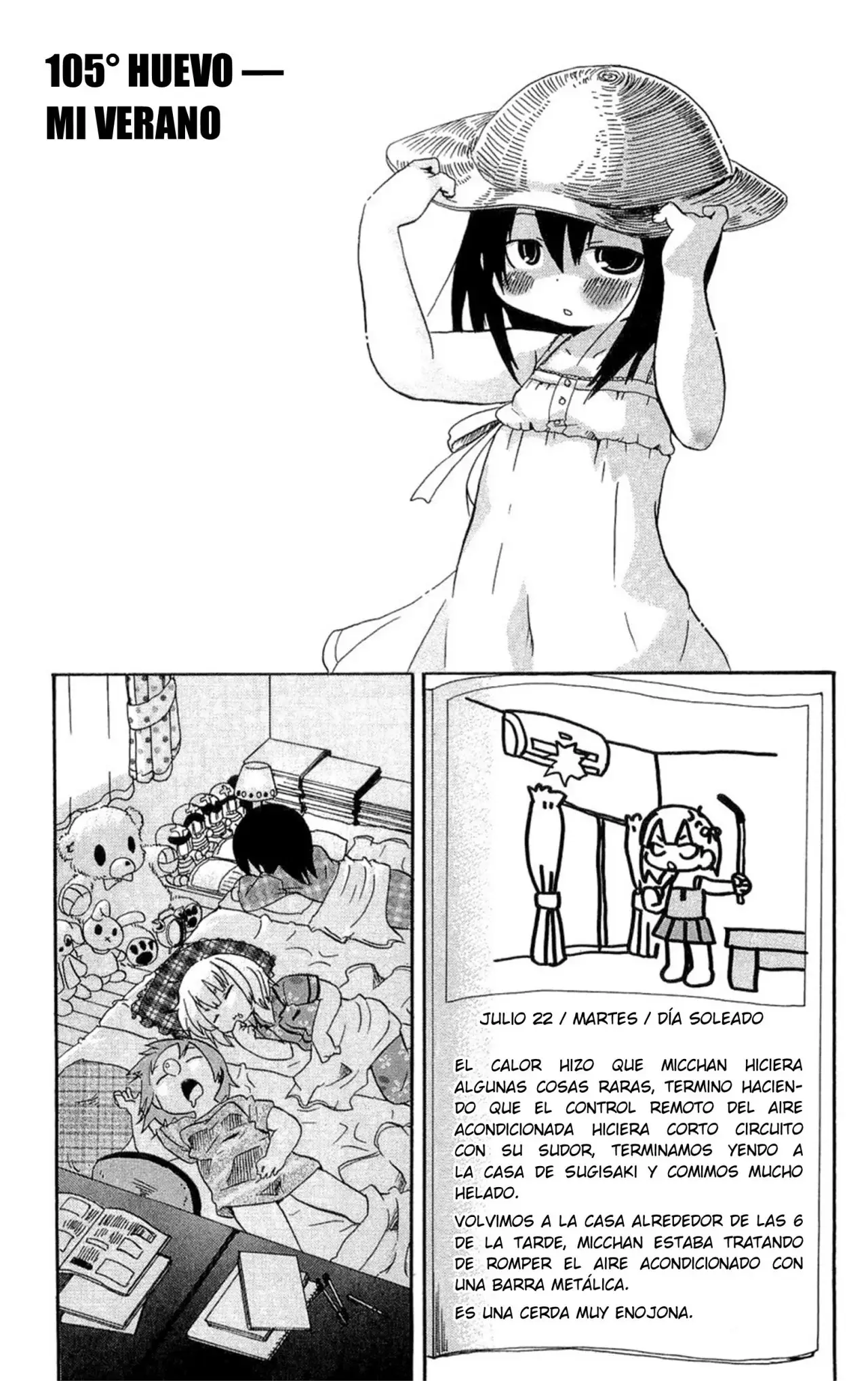 Mitsudomoe capítulo 105, página 2
