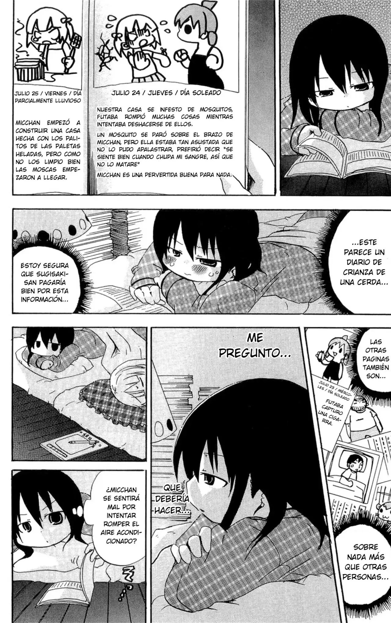 Mitsudomoe capítulo 105, página 3