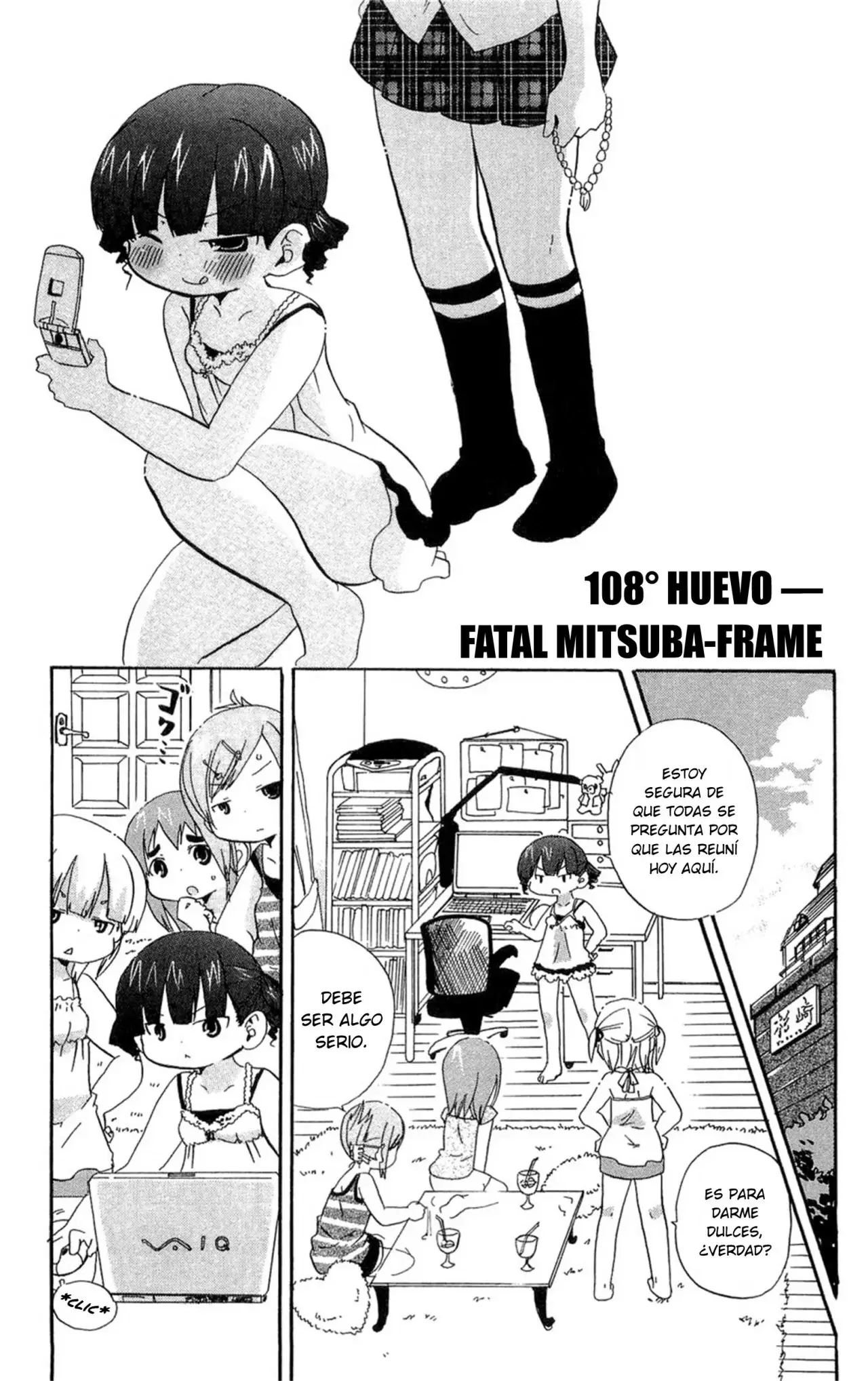 Mitsudomoe capítulo 108, página 2