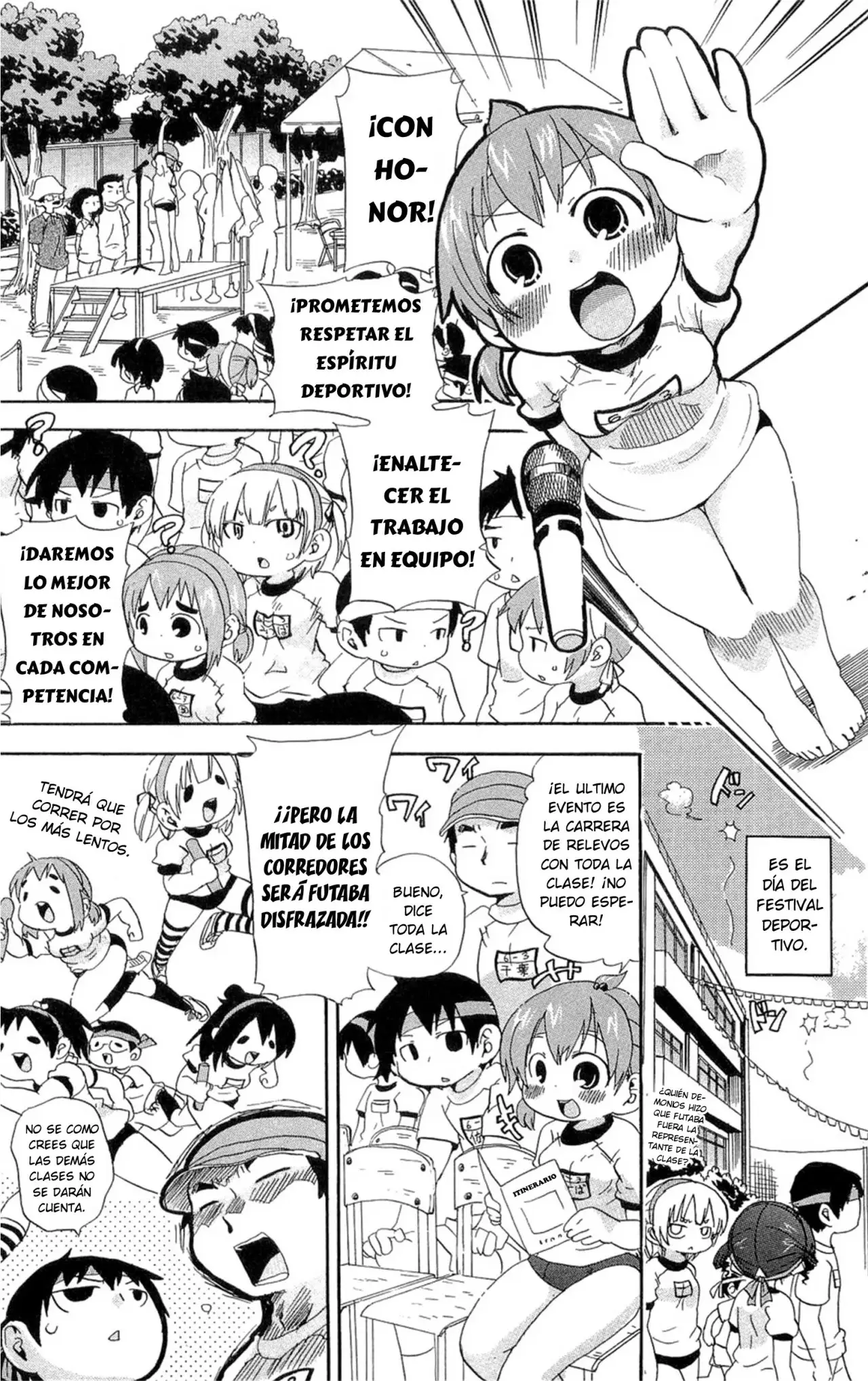 Mitsudomoe capítulo 111, página 3