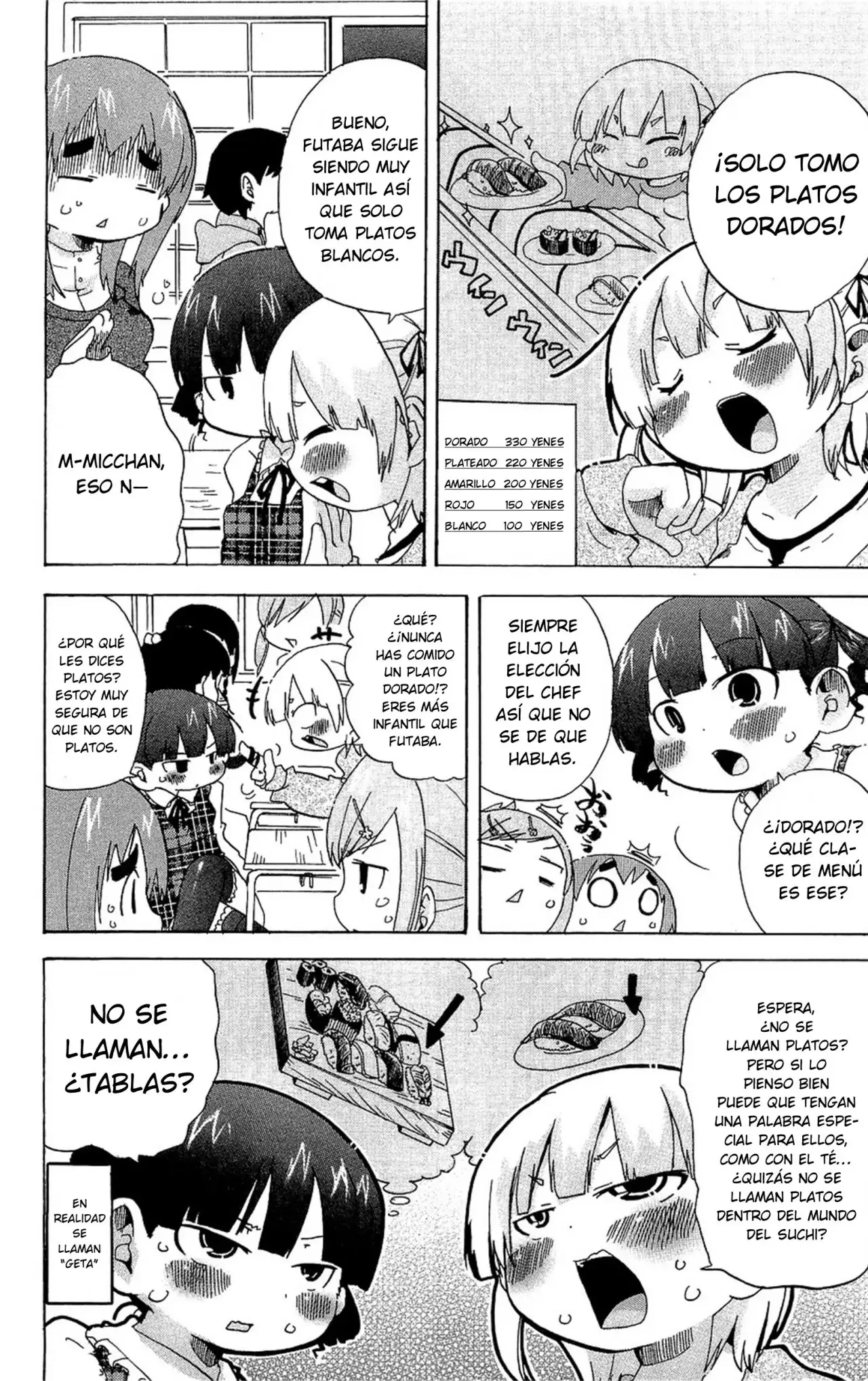 Mitsudomoe capítulo 119, página 3