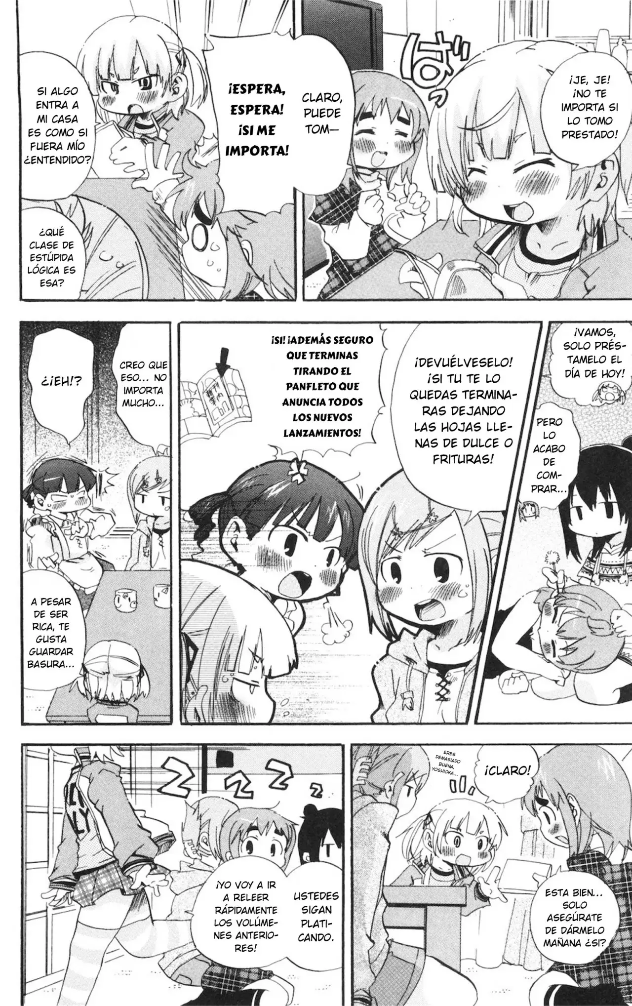 Mitsudomoe capítulo 136, página 3