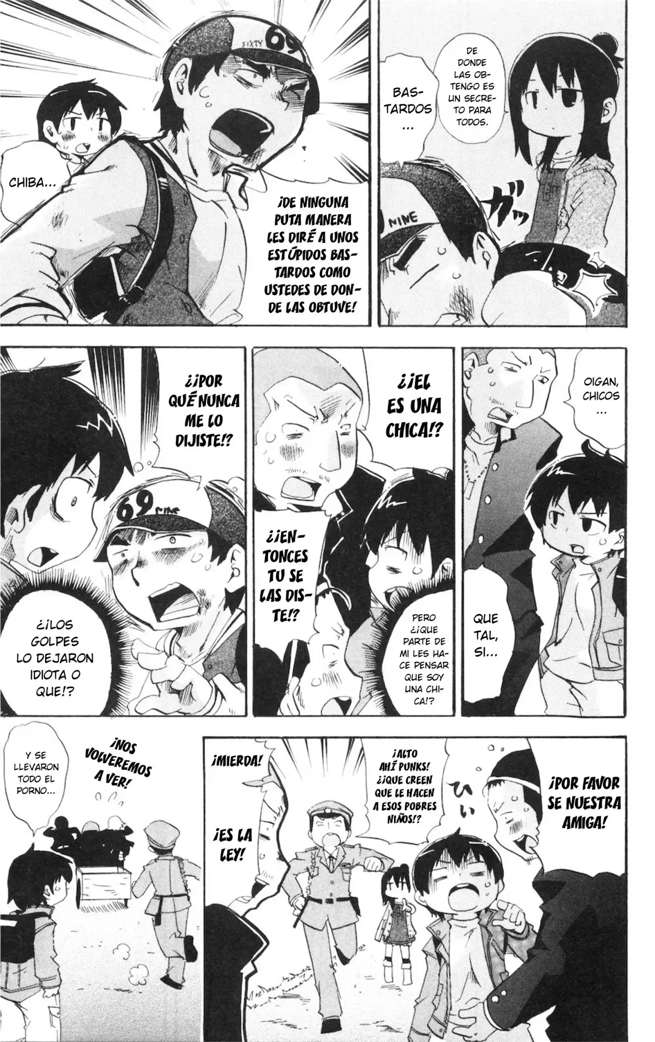 Mitsudomoe capítulo 137, página 8