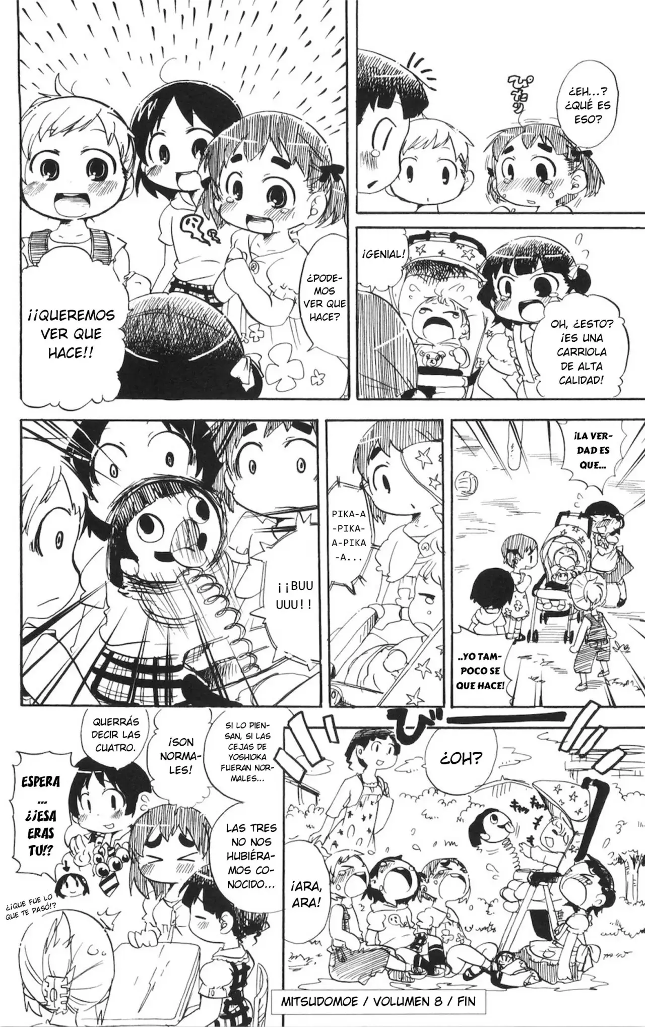 Mitsudomoe capítulo 153, página 13